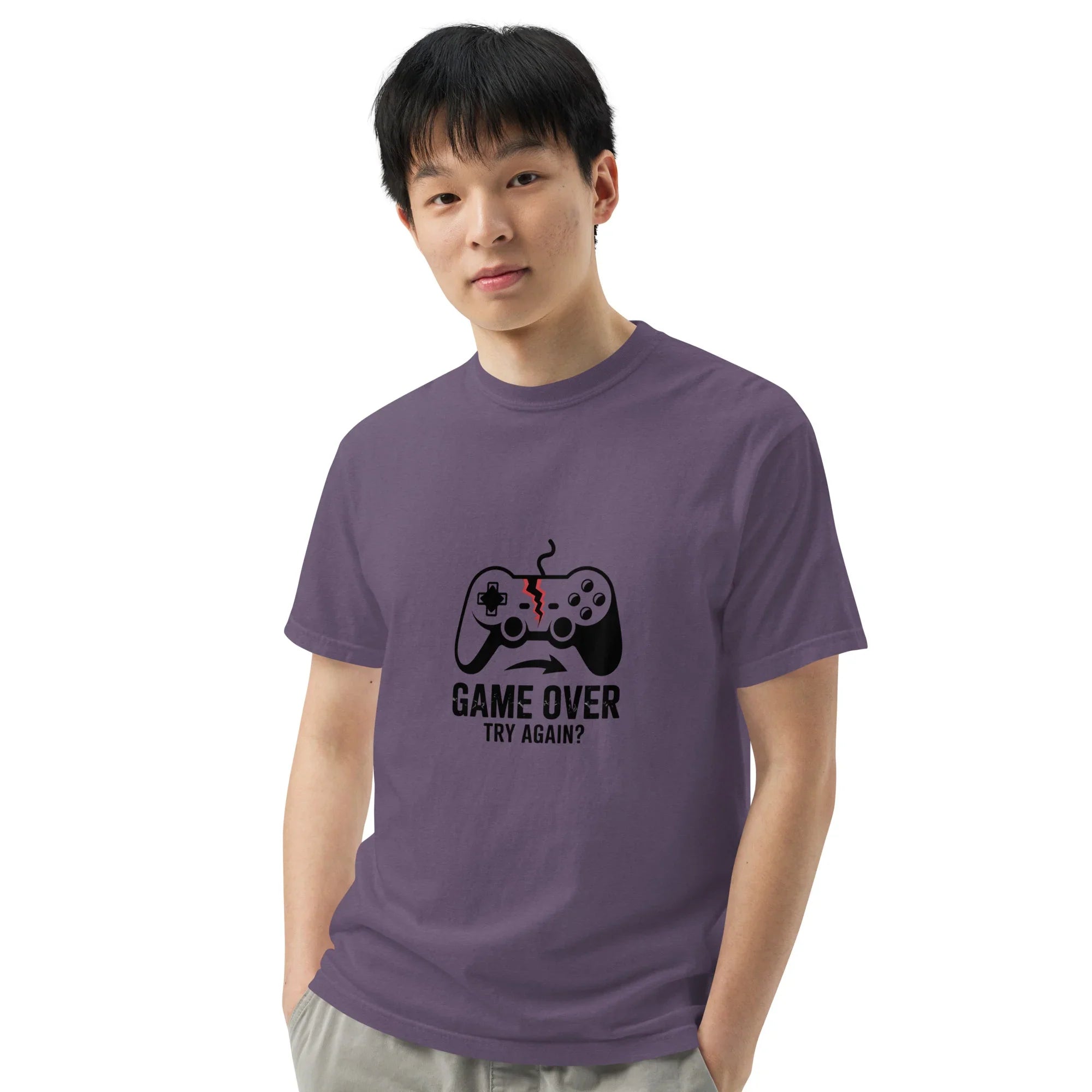 Game Over Try Again Shirt – Funny Gamer Retry Tee - RaZits
