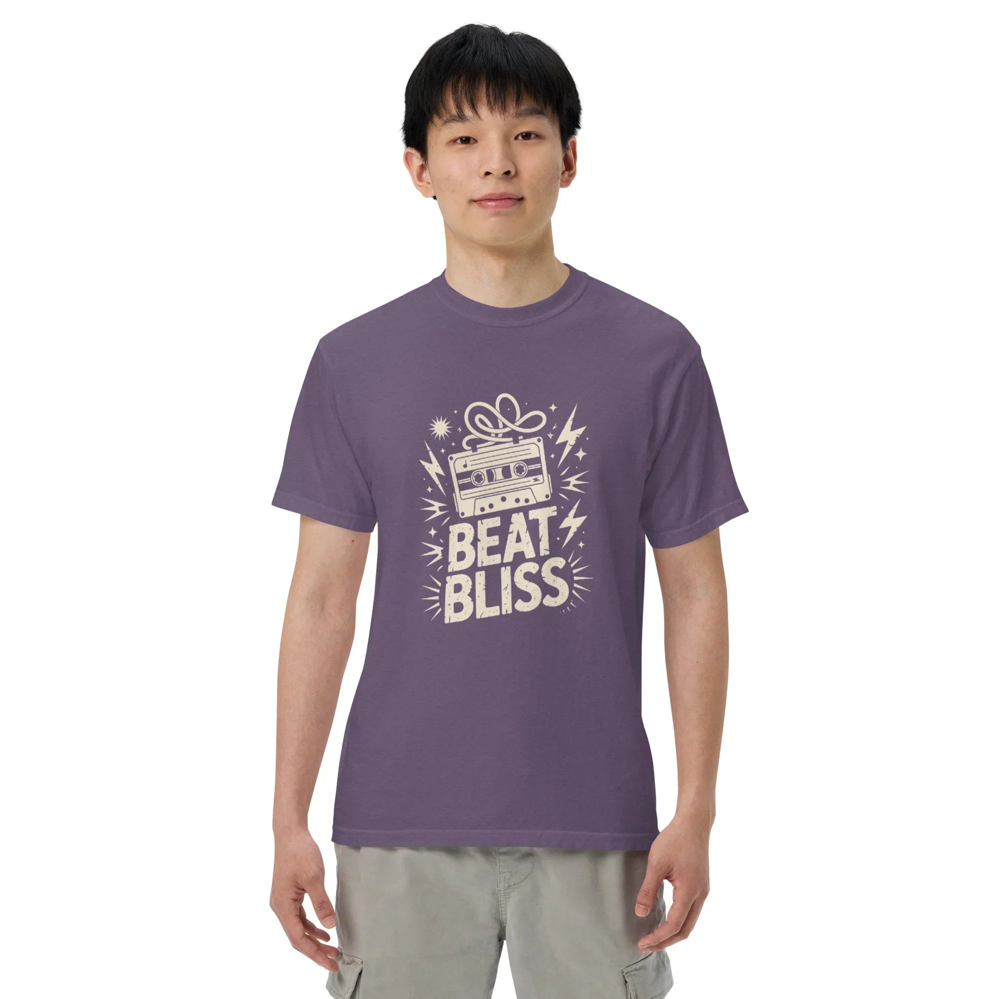 Beat Bliss Cassette Tape Heavyweight Tee - RaZits