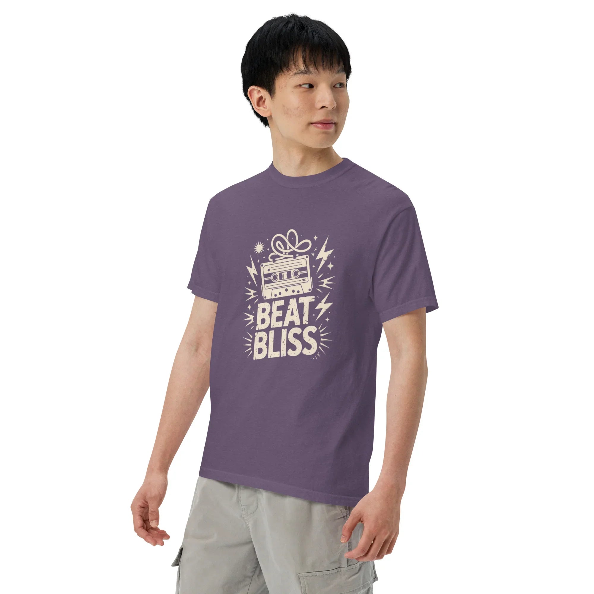 Beat Bliss Cassette Tape Heavyweight Tee - RaZits