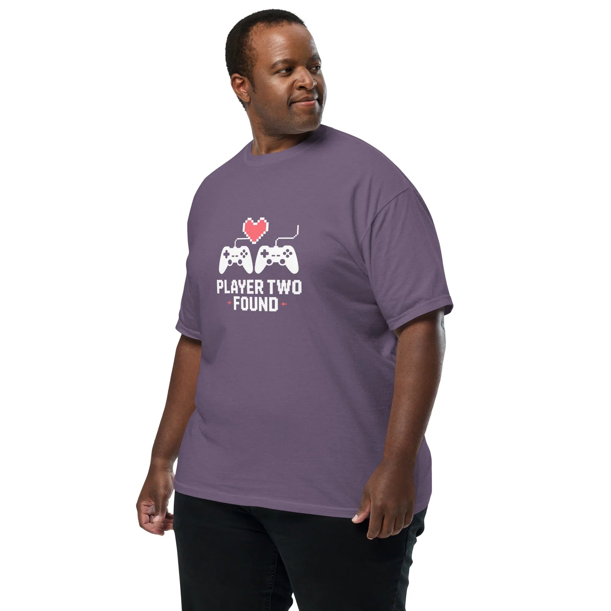 Player Two Found Men's Shirt – Gamer Love Pixel Tee - RaZits