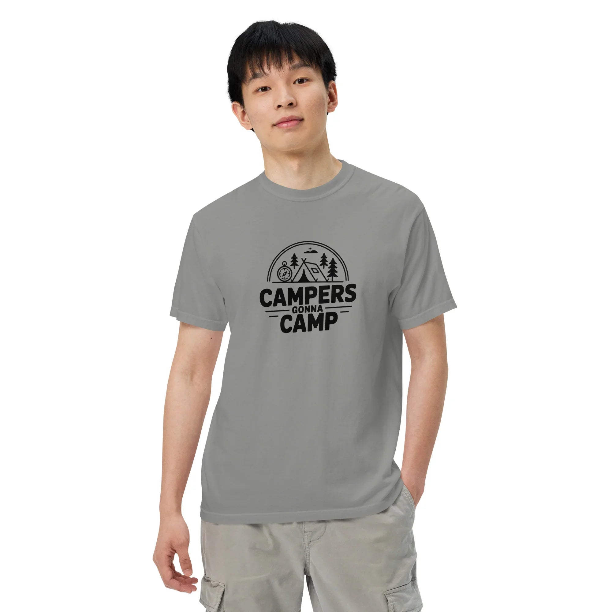 Campers Gonna Camp Tee – Bold Outdoors Graphic Shirt - RaZits