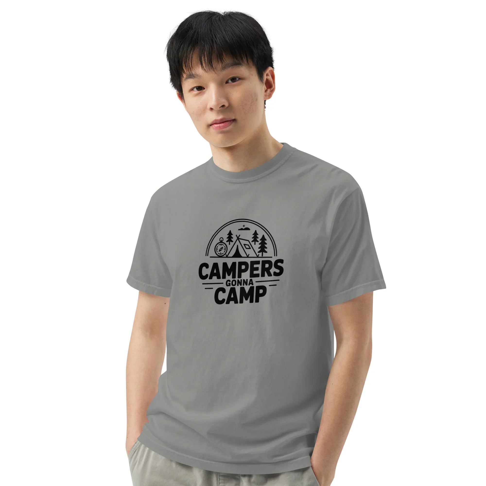 Campers Gonna Camp Tee – Bold Outdoors Graphic Shirt - RaZits