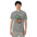 Picked & Peachy tee in Grey, front view showing the sunglasses peach design