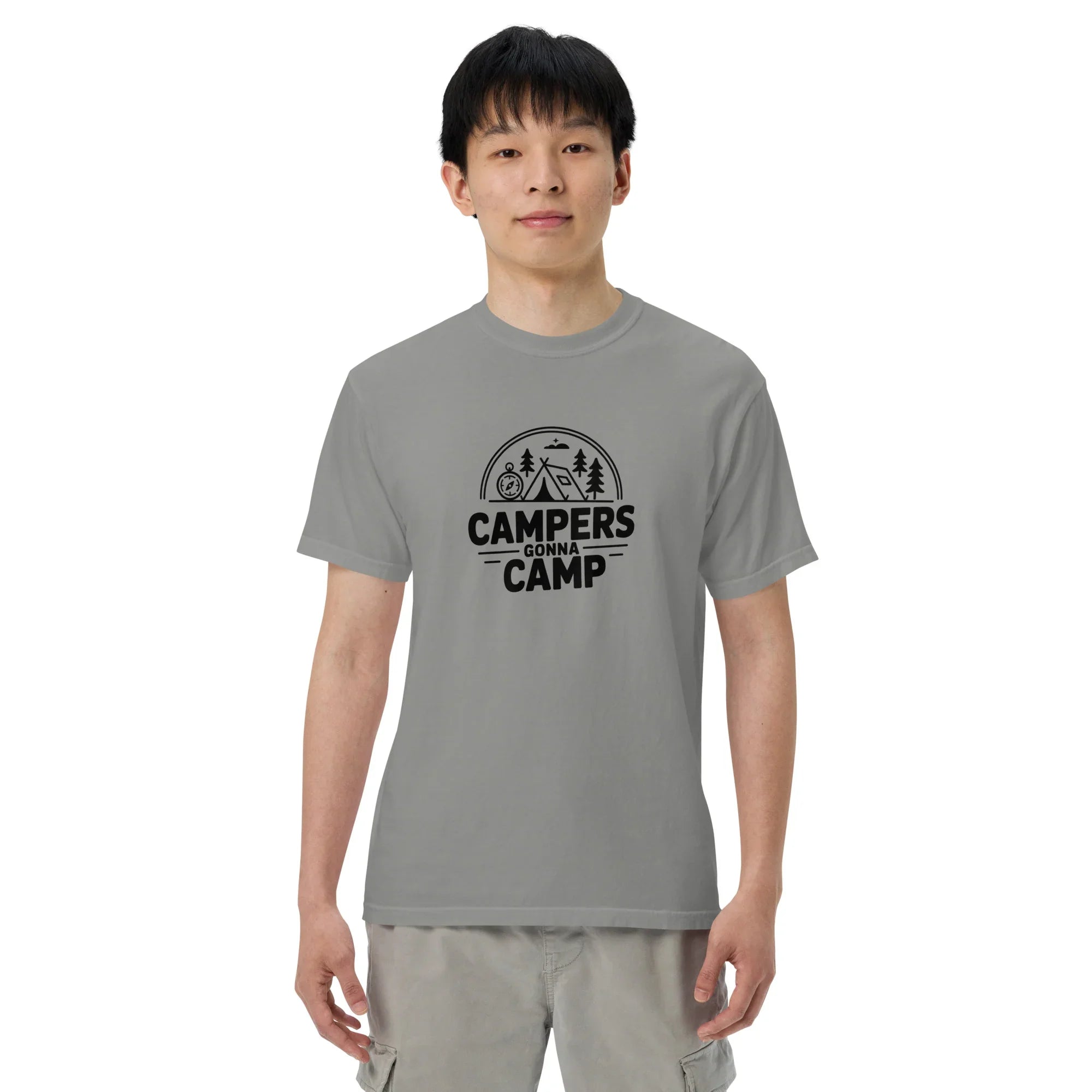 Campers Gonna Camp Tee – Bold Outdoors Graphic Shirt - RaZits