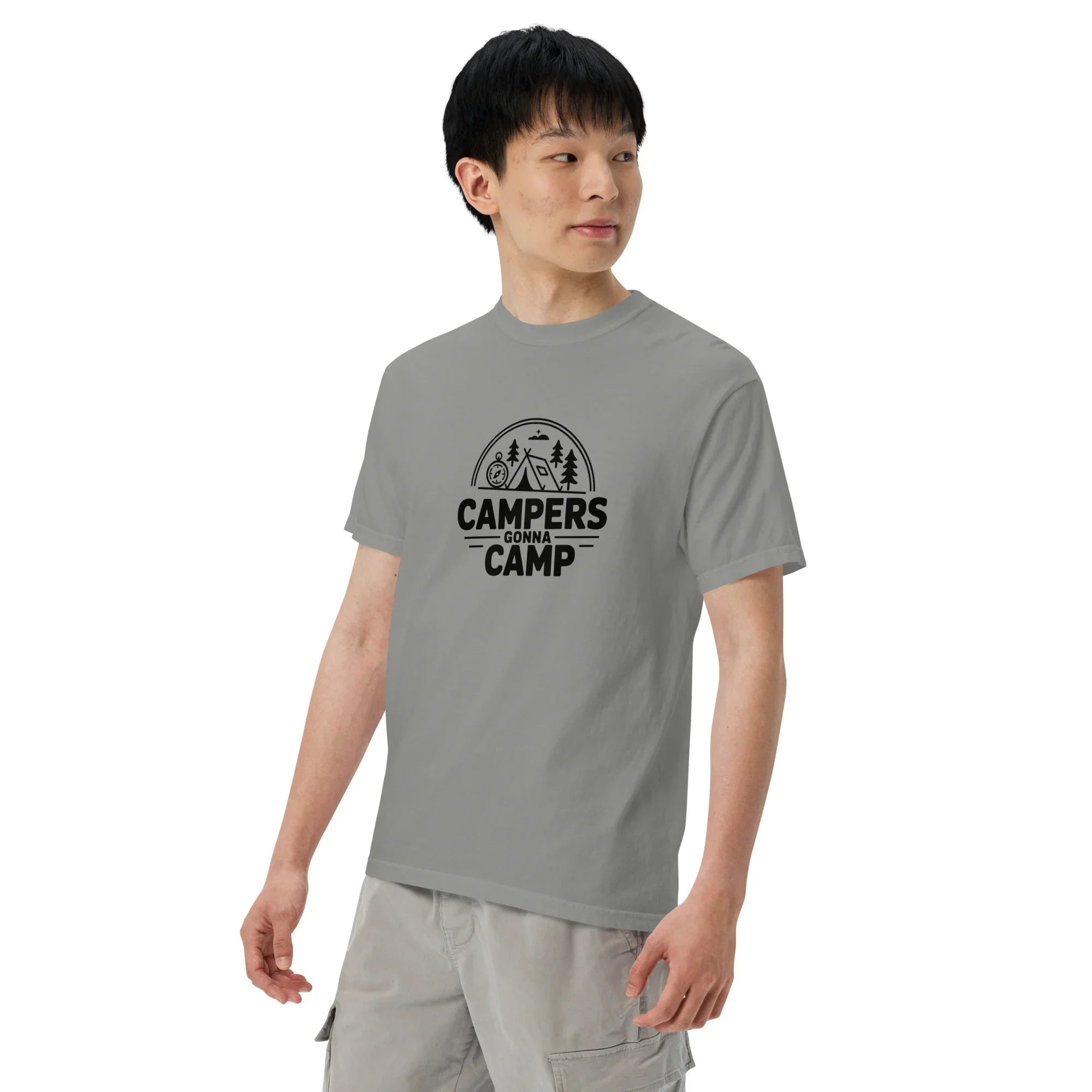 Campers Gonna Camp Tee – Bold Outdoors Graphic Shirt - RaZits