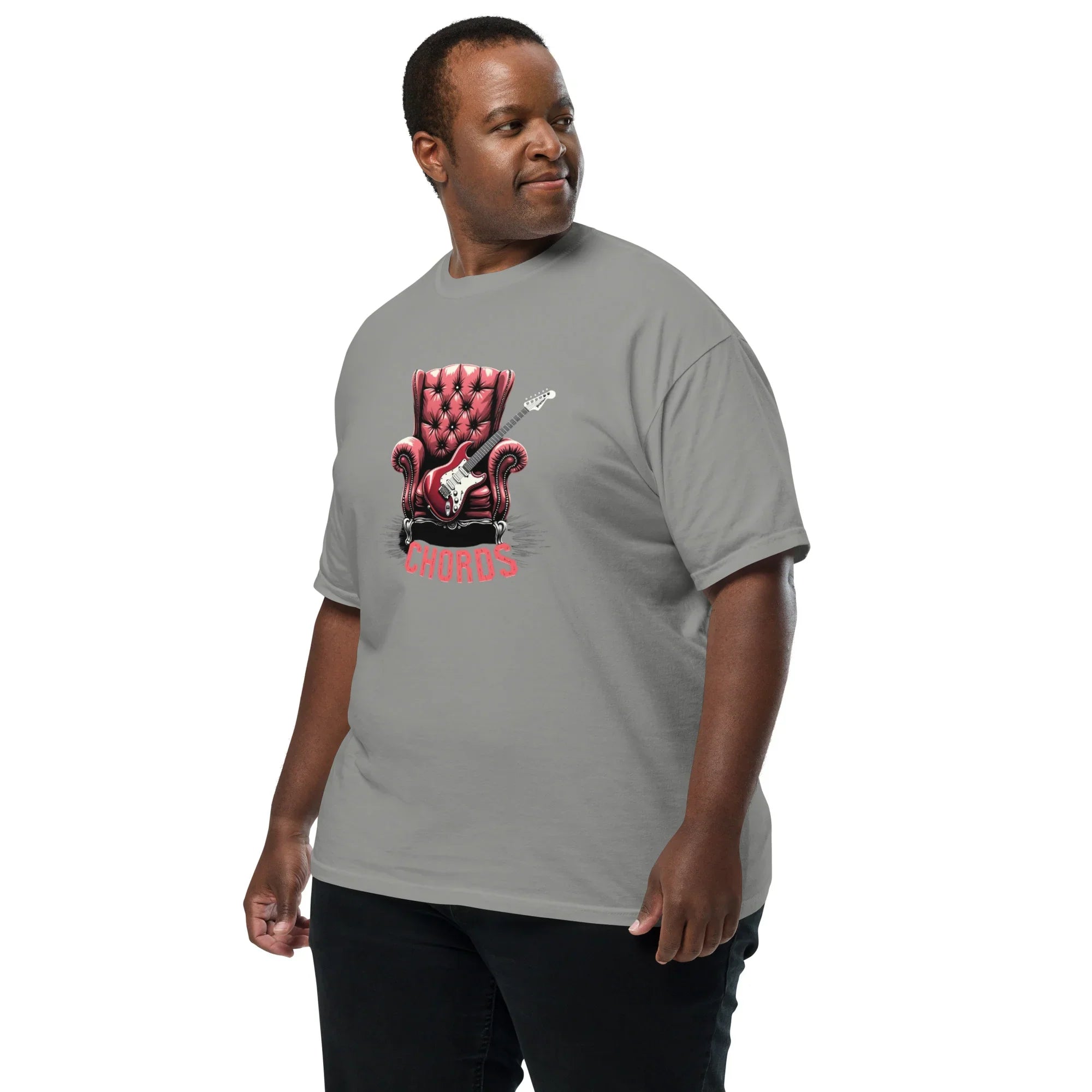 Cozy Chords Tee – Guitar Throne Edition - RaZits