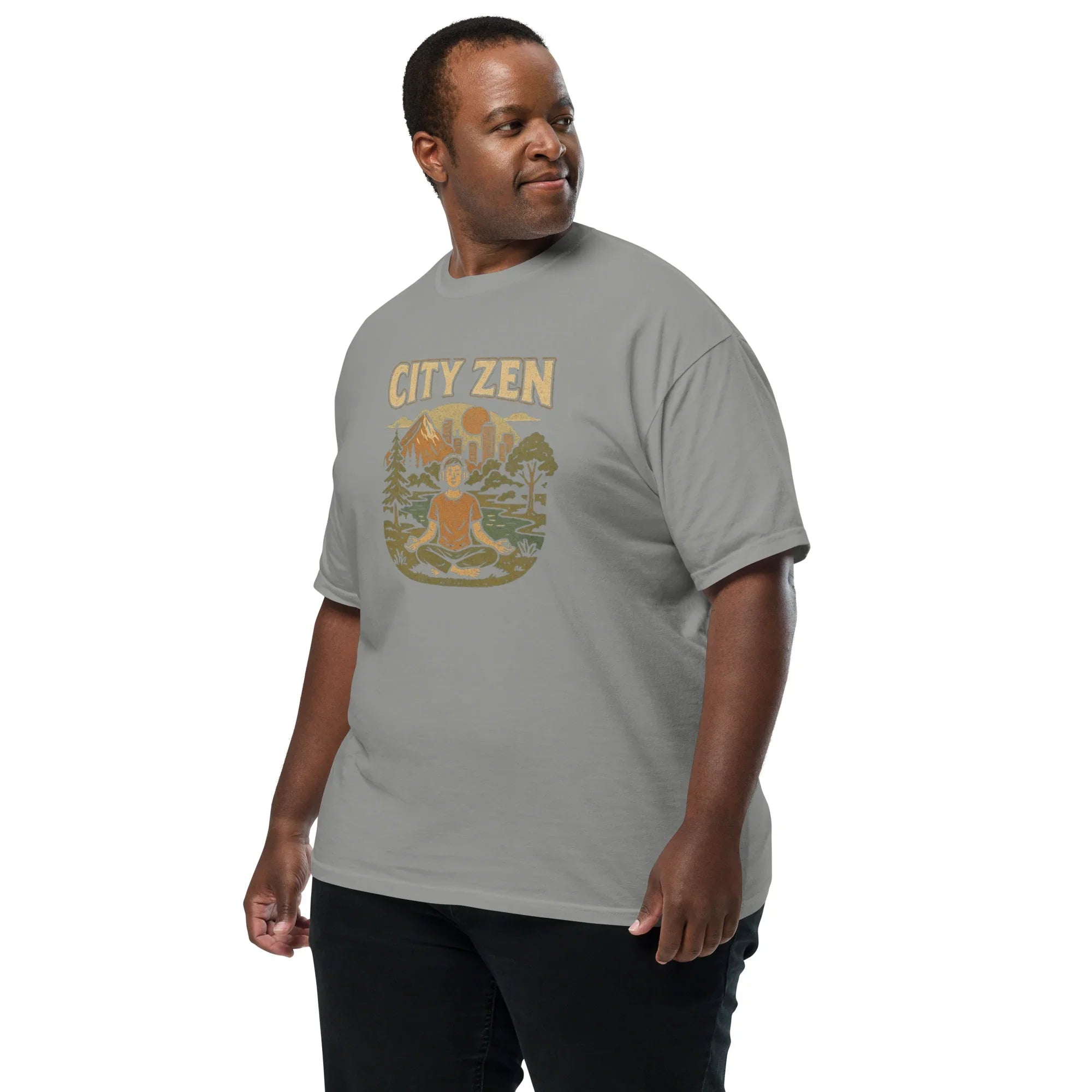 City Zen Tee – Meditative Urban Vibes - RaZits