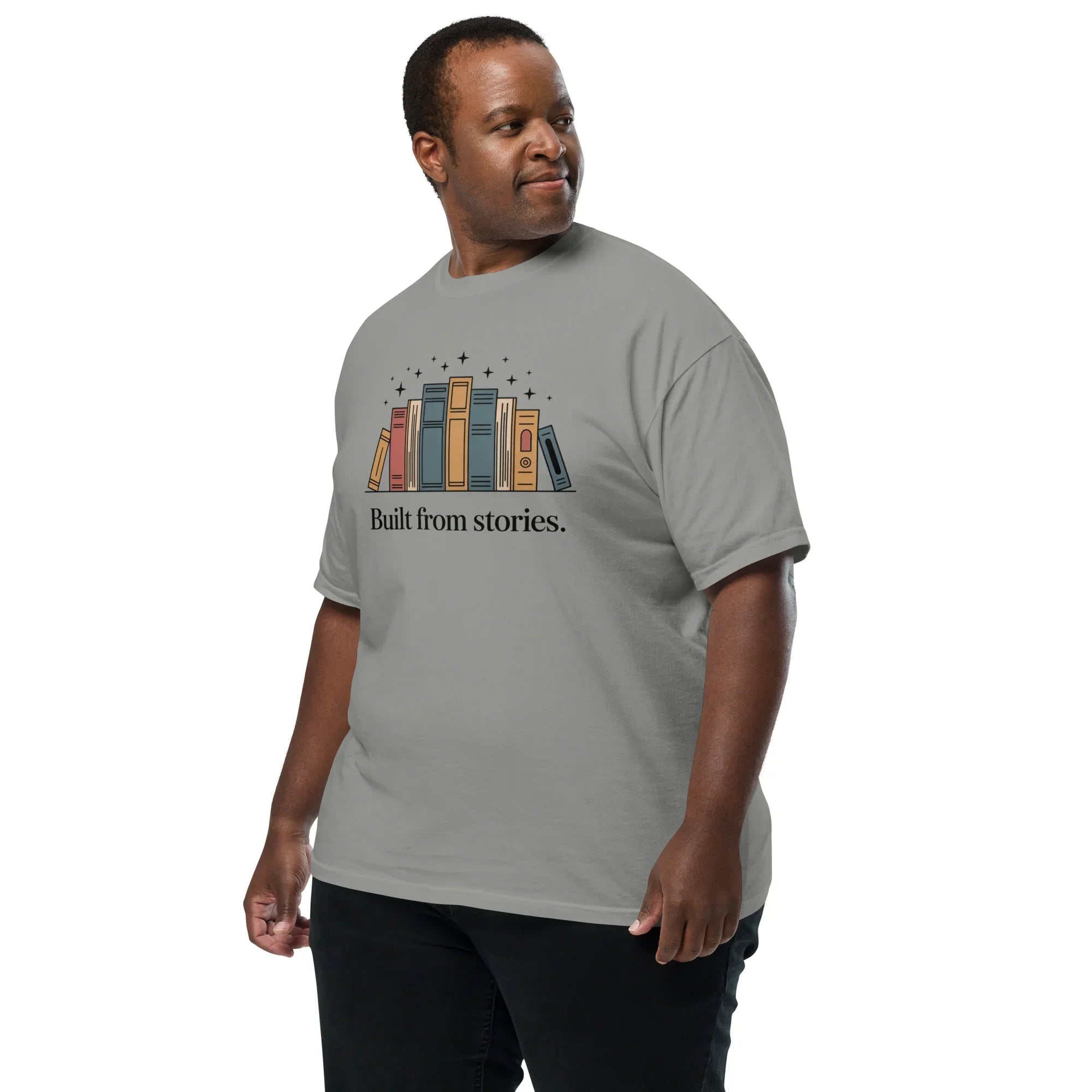 Built from Stories T-Shirt – Vintage Book Lover Tee - RaZits