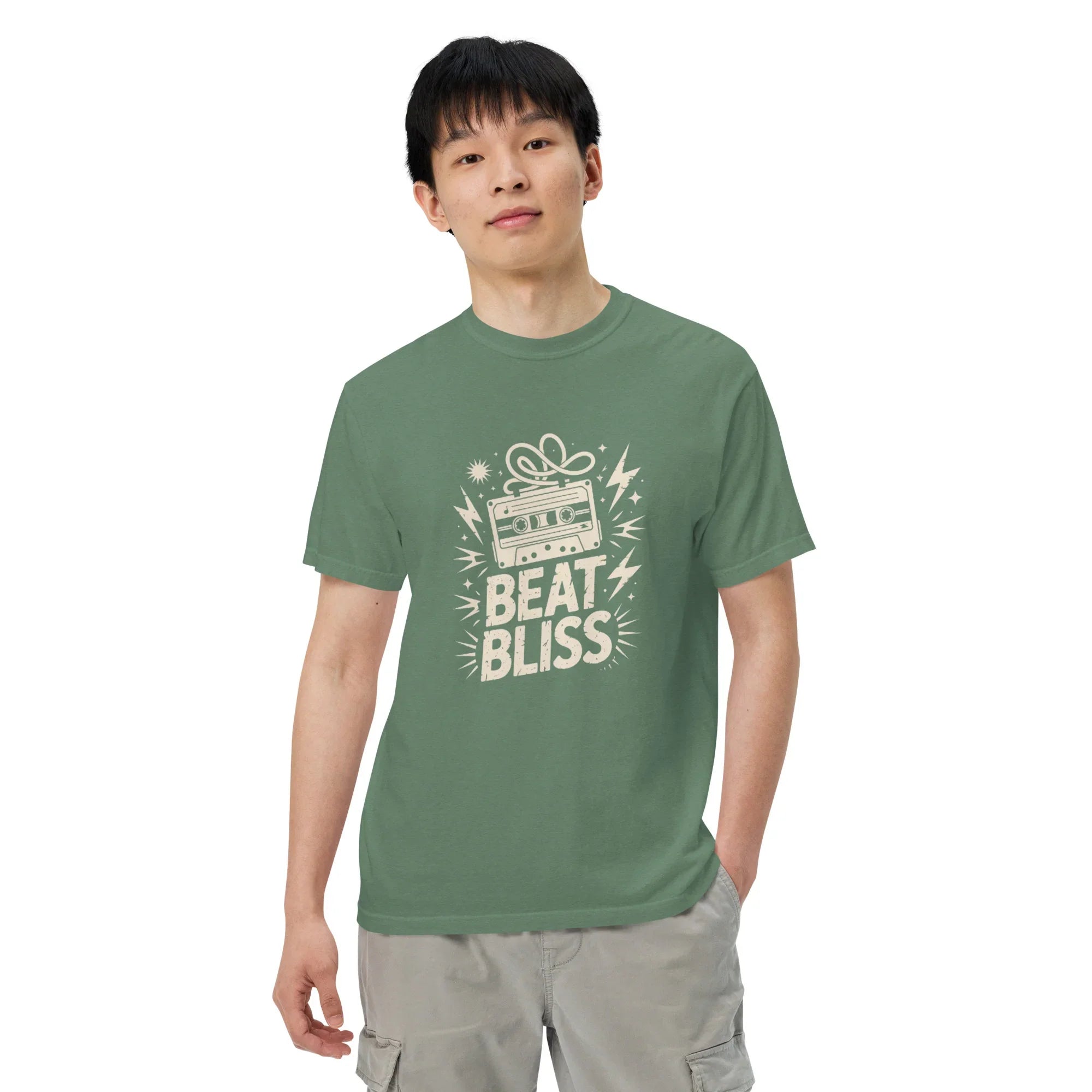 Beat Bliss Cassette Tape Heavyweight Tee - RaZits