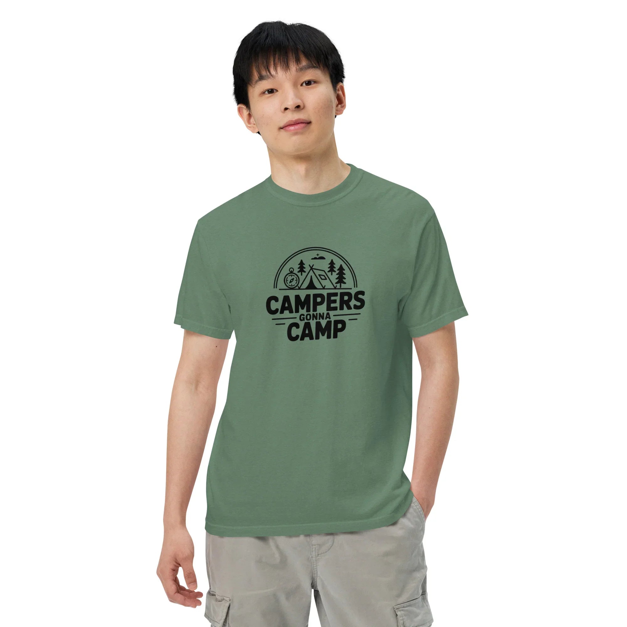 Campers Gonna Camp Tee – Bold Outdoors Graphic Shirt - RaZits