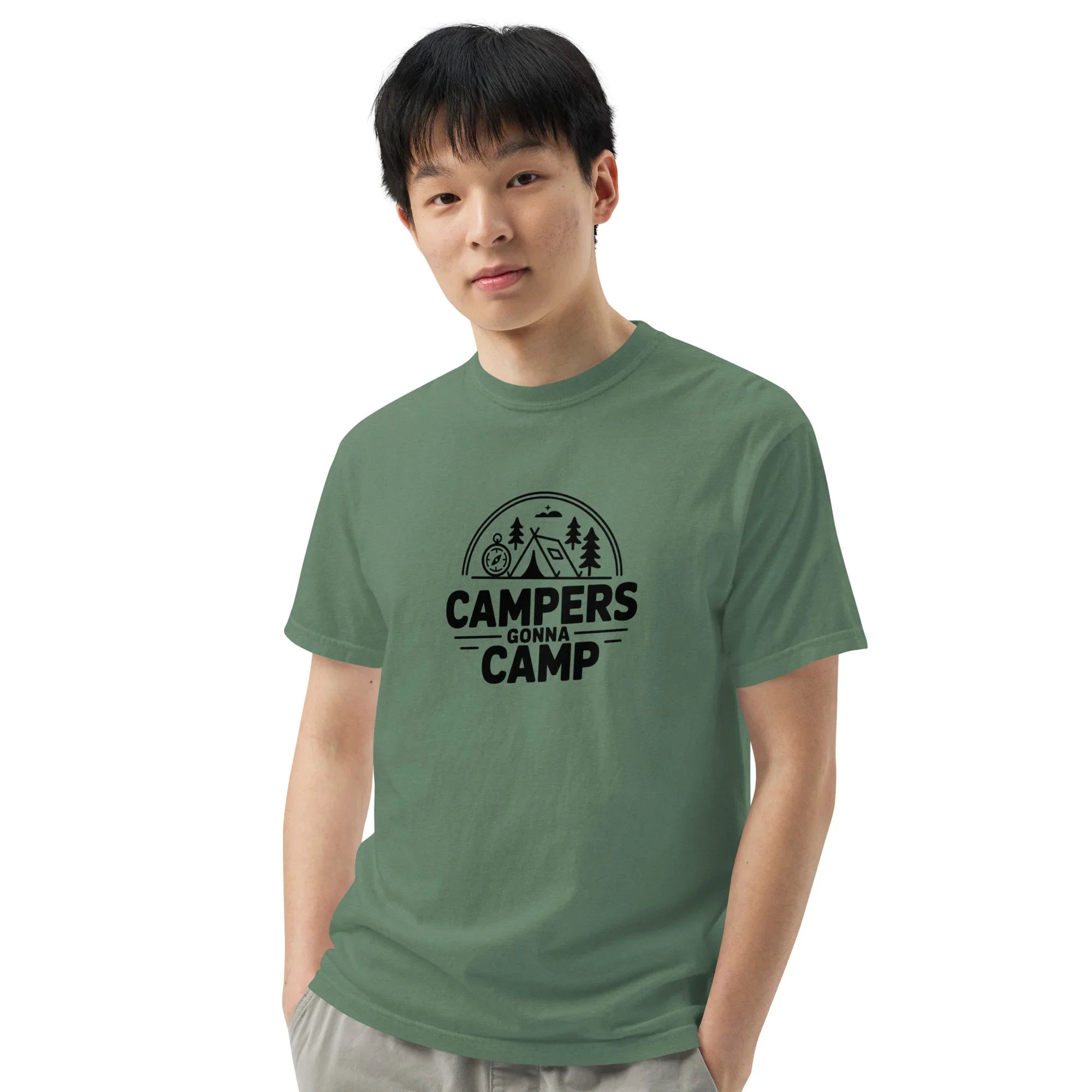 Campers Gonna Camp Tee – Bold Outdoors Graphic Shirt - RaZits