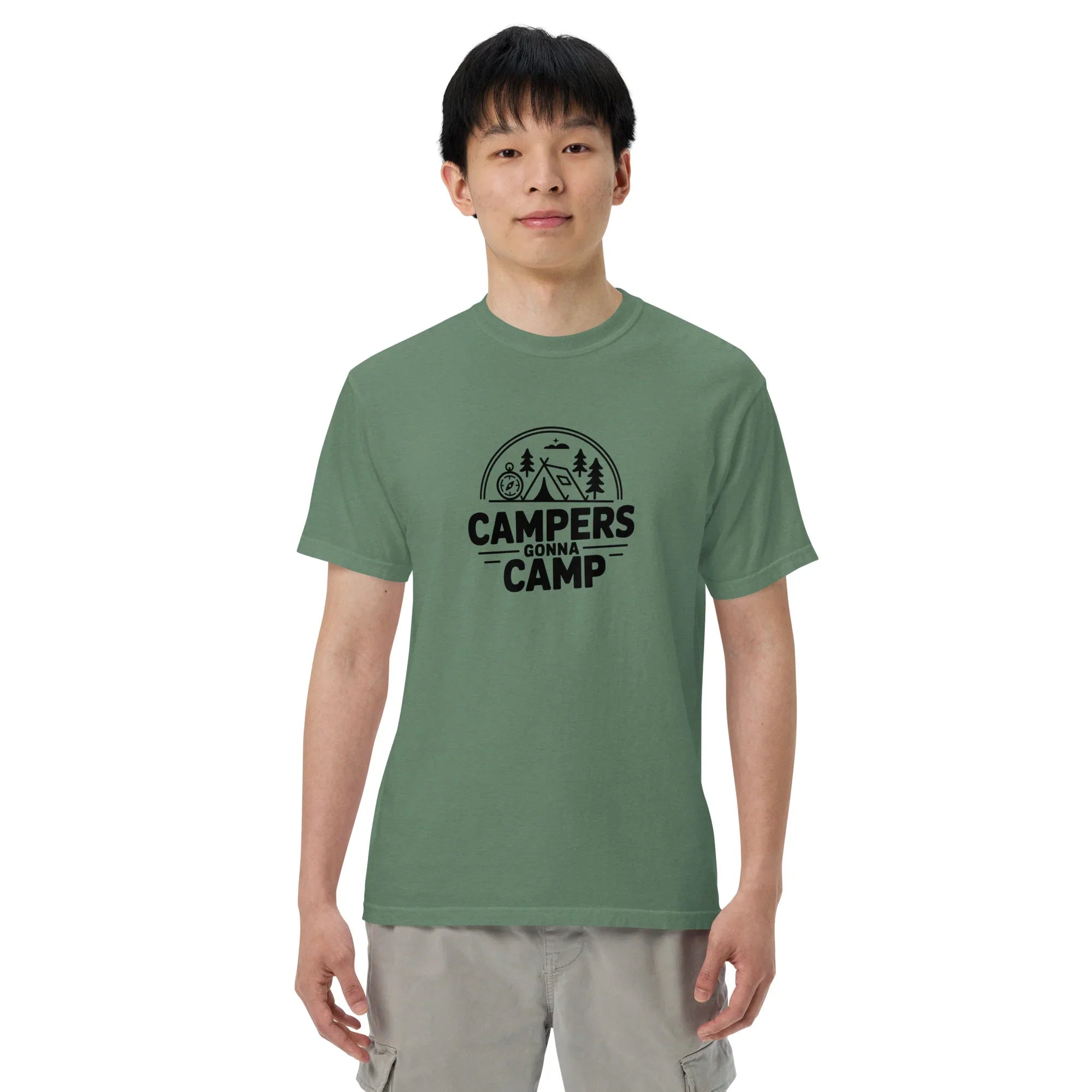 Campers Gonna Camp Tee – Bold Outdoors Graphic Shirt - RaZits