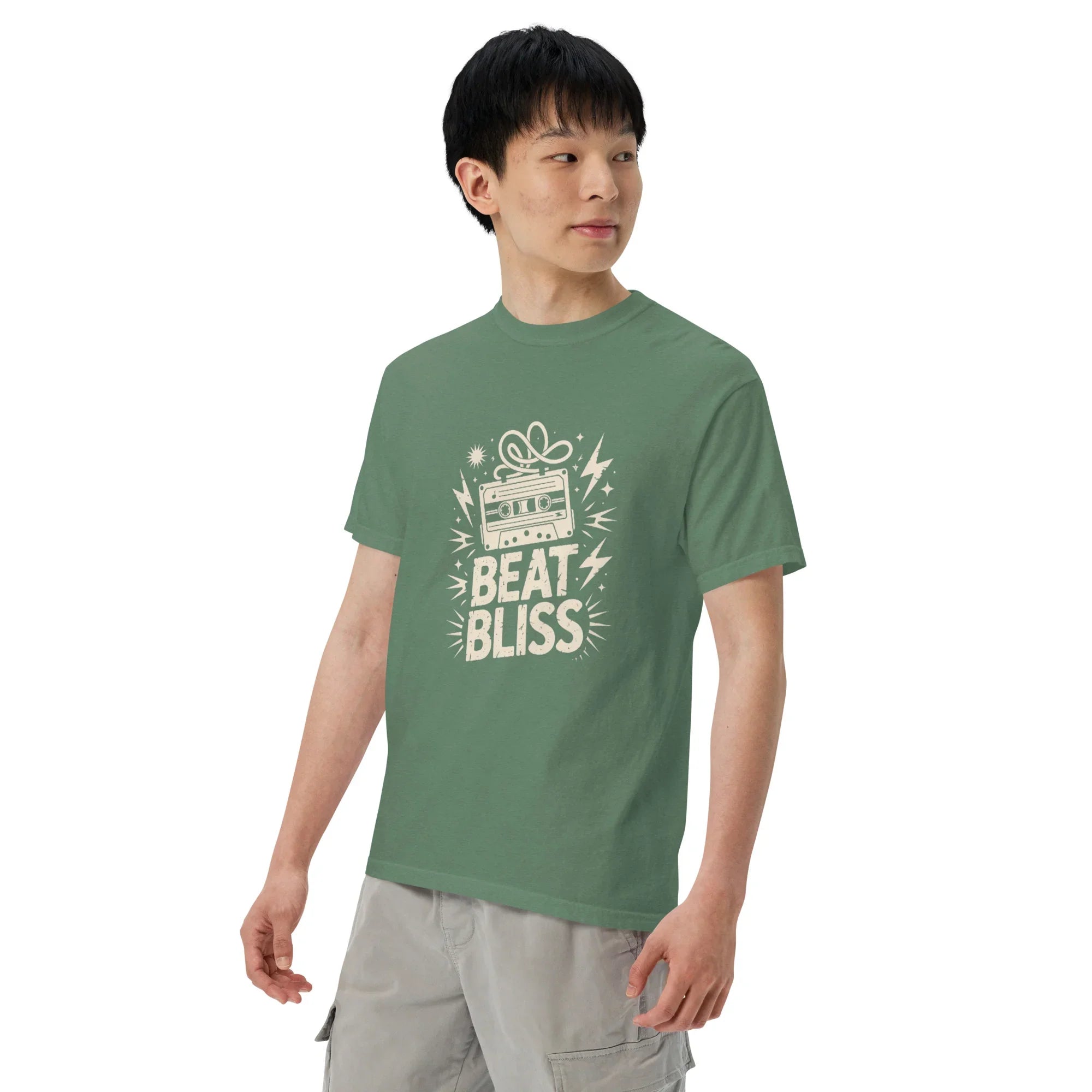 Beat Bliss Cassette Tape Heavyweight Tee - RaZits