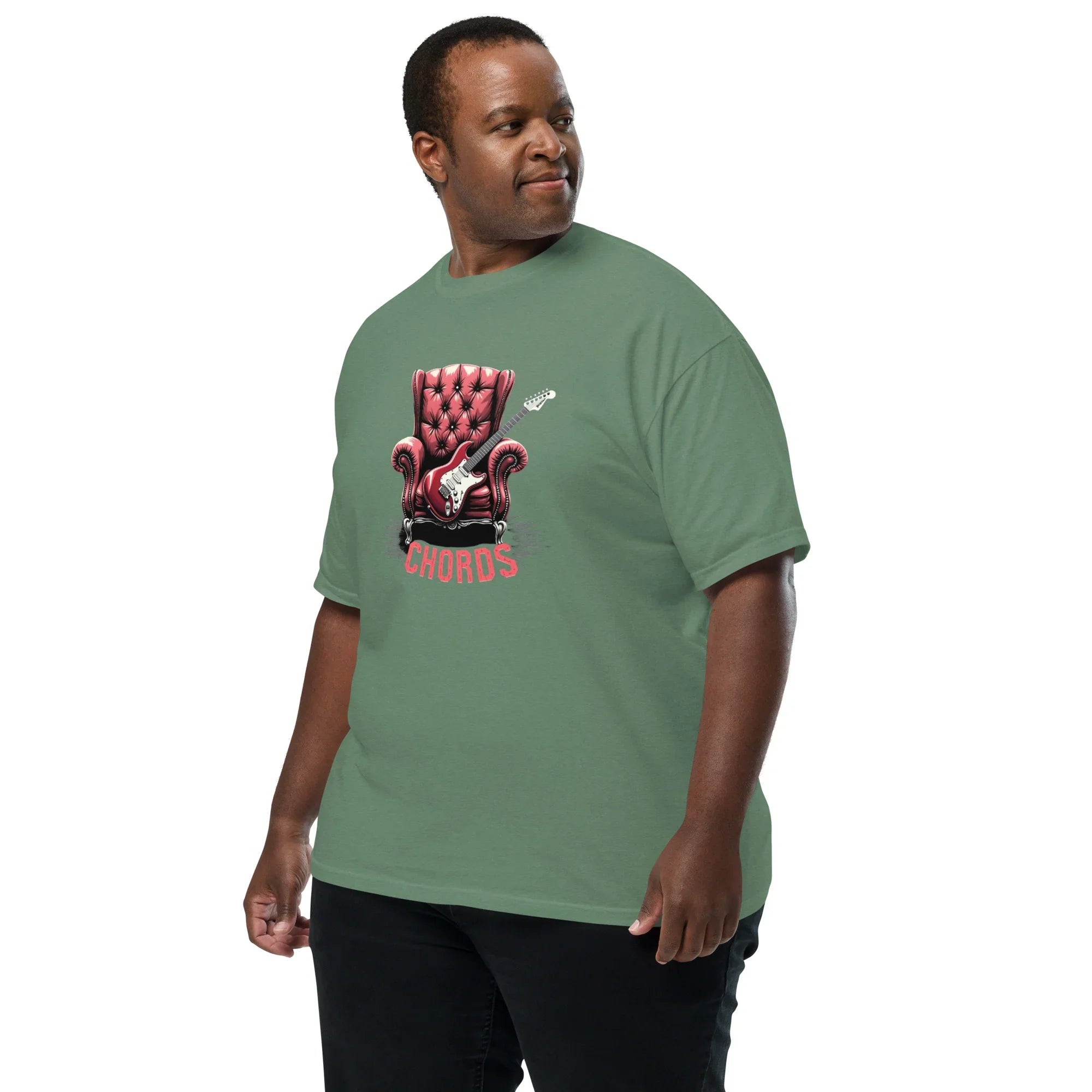 Cozy Chords Tee – Guitar Throne Edition - RaZits