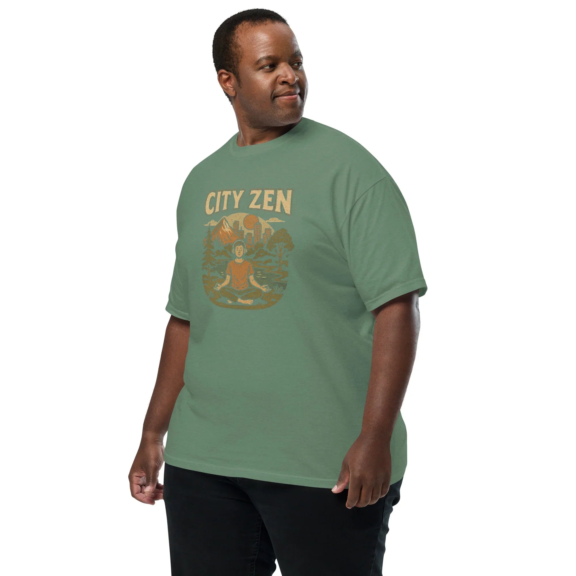 City Zen Tee – Meditative Urban Vibes - RaZits