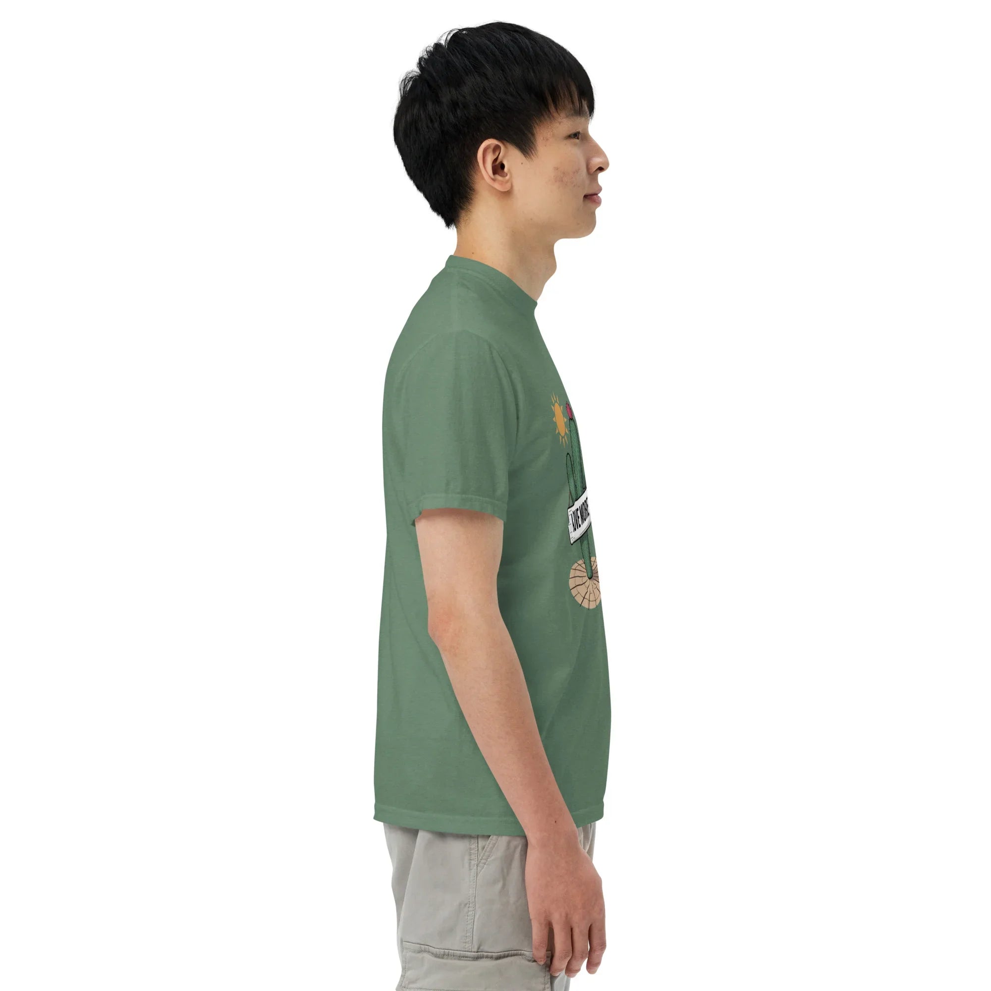 Love More Cactus Tee – Desert Signboard Illustration Tee - RaZits
