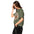 Grand Canyon National Park badge tee worn by a model in Moss, side angle