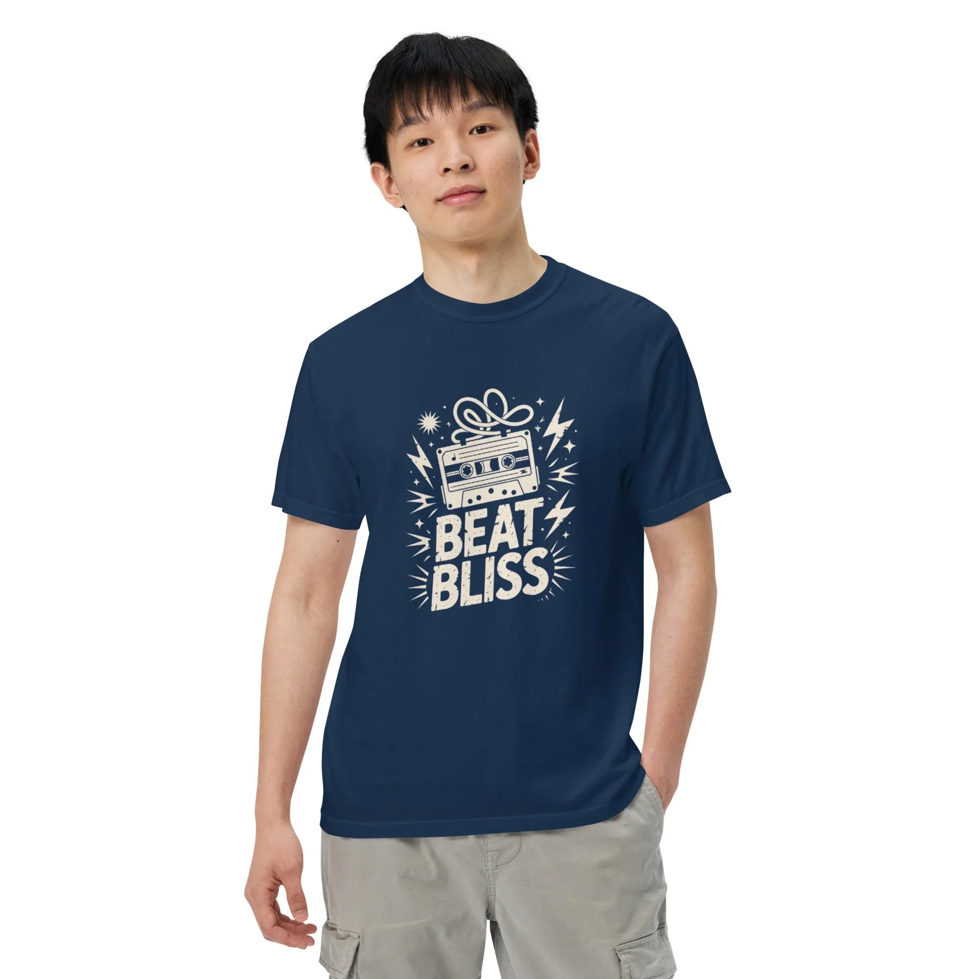 Beat Bliss Cassette Tape Heavyweight Tee - RaZits