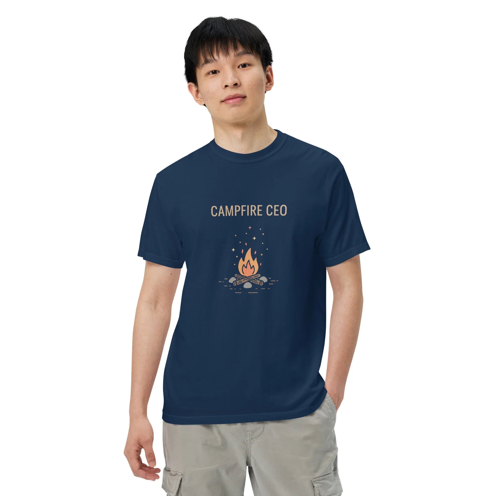 Campfire CEO Tee – Funny Fire Pit Graphic Shirt - RaZits
