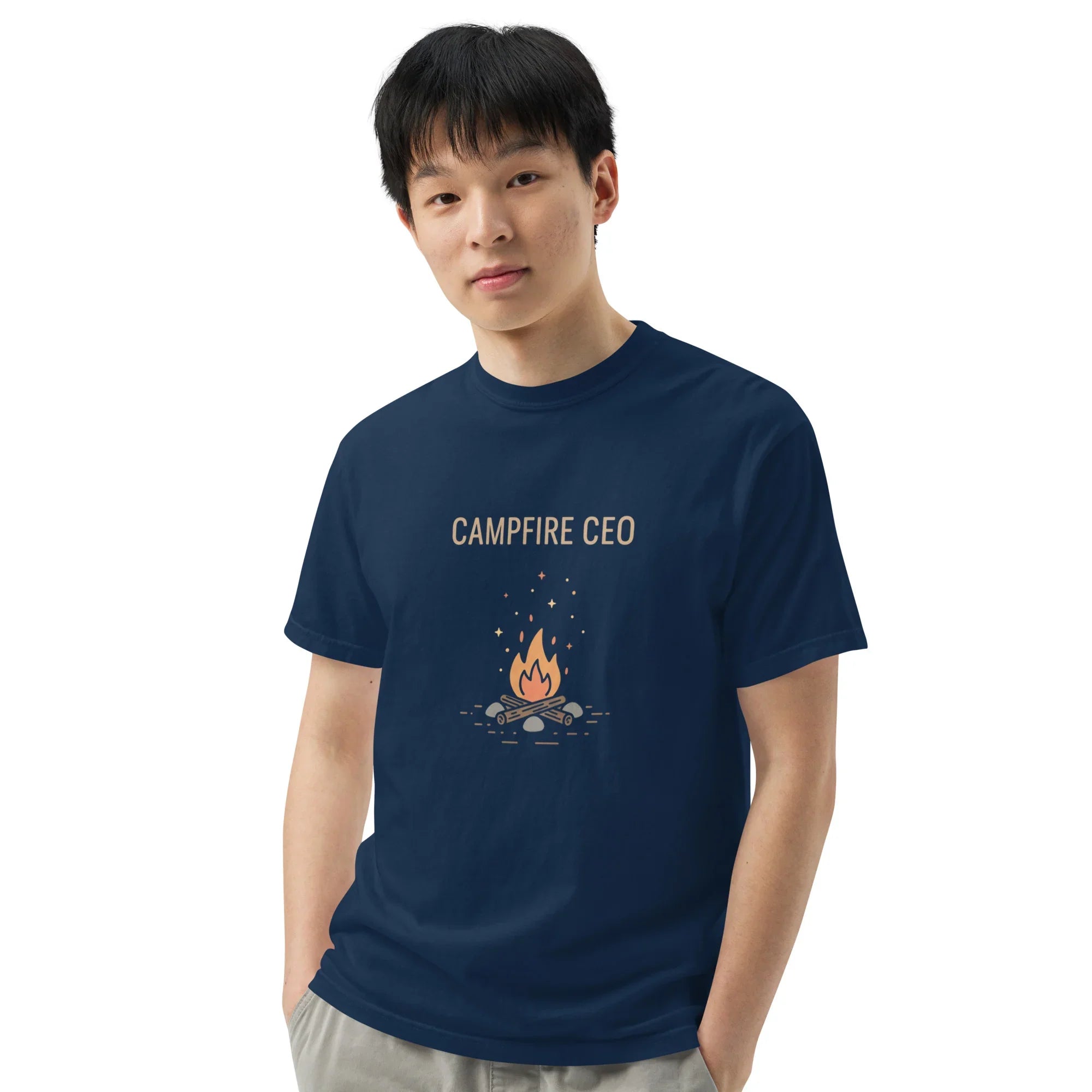 Campfire CEO Tee – Funny Fire Pit Graphic Shirt - RaZits