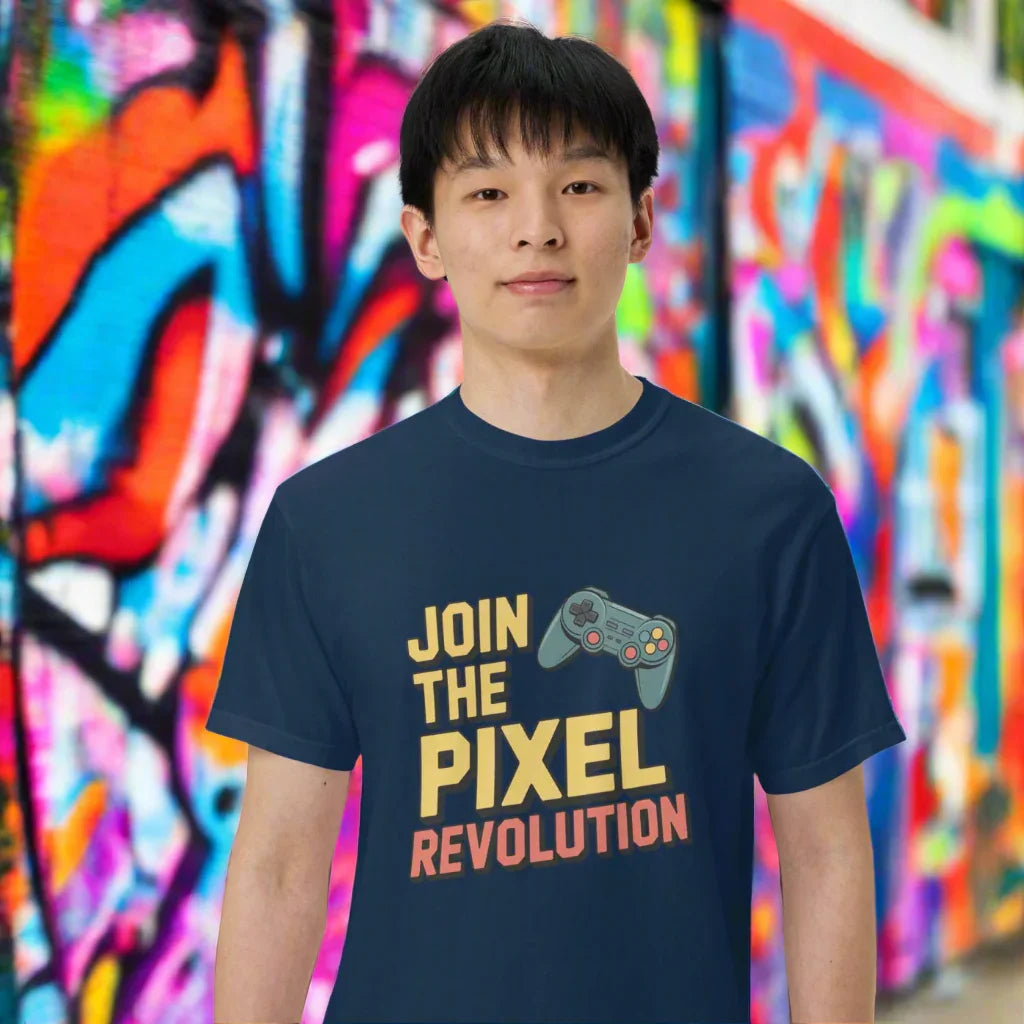 Join the Pixel Revolution Shirt – Retro Gamer Movement Tee - RaZits