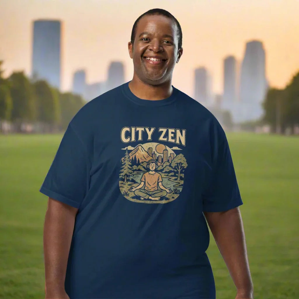 City Zen Tee – Meditative Urban Vibes - RaZits