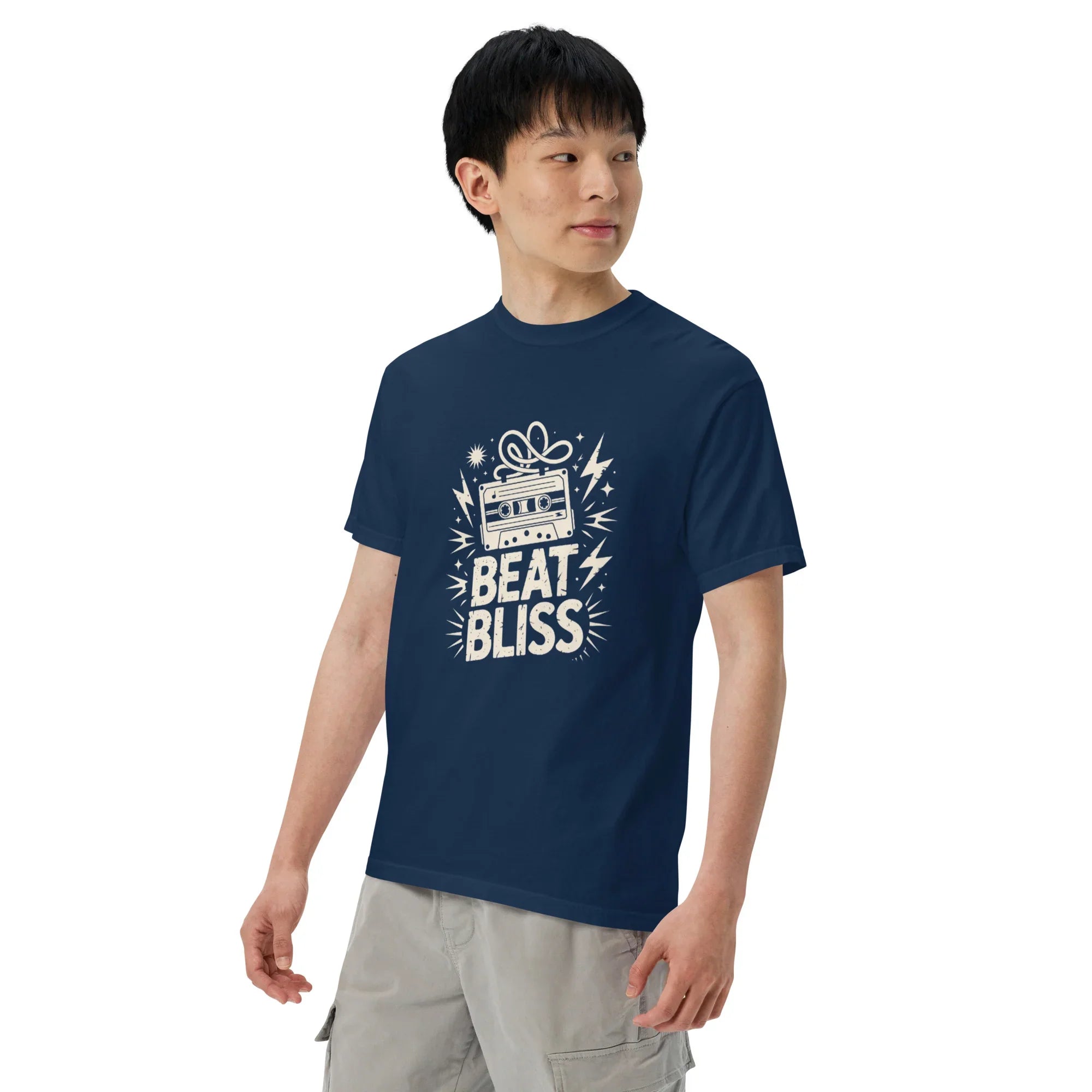 Beat Bliss Cassette Tape Heavyweight Tee - RaZits