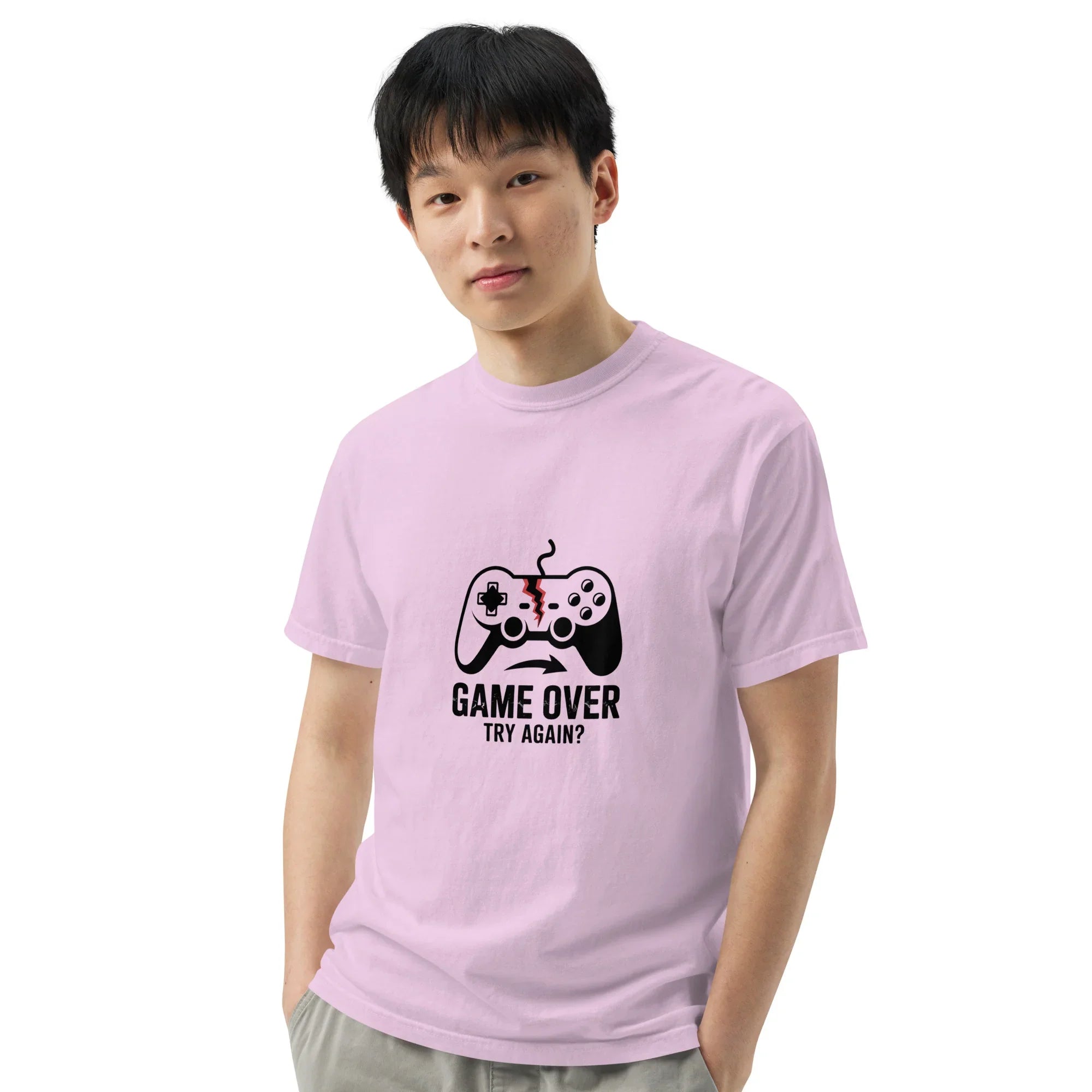 Game Over Try Again Shirt – Funny Gamer Retry Tee - RaZits