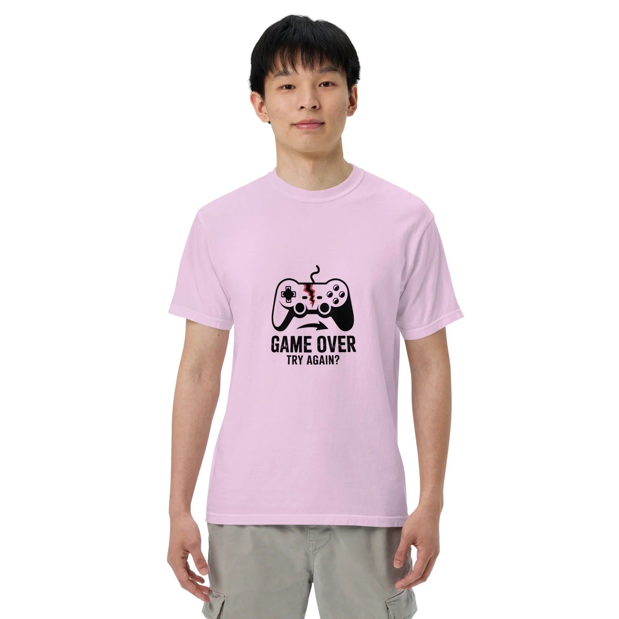 Game Over Try Again Shirt – Funny Gamer Retry Tee - RaZits