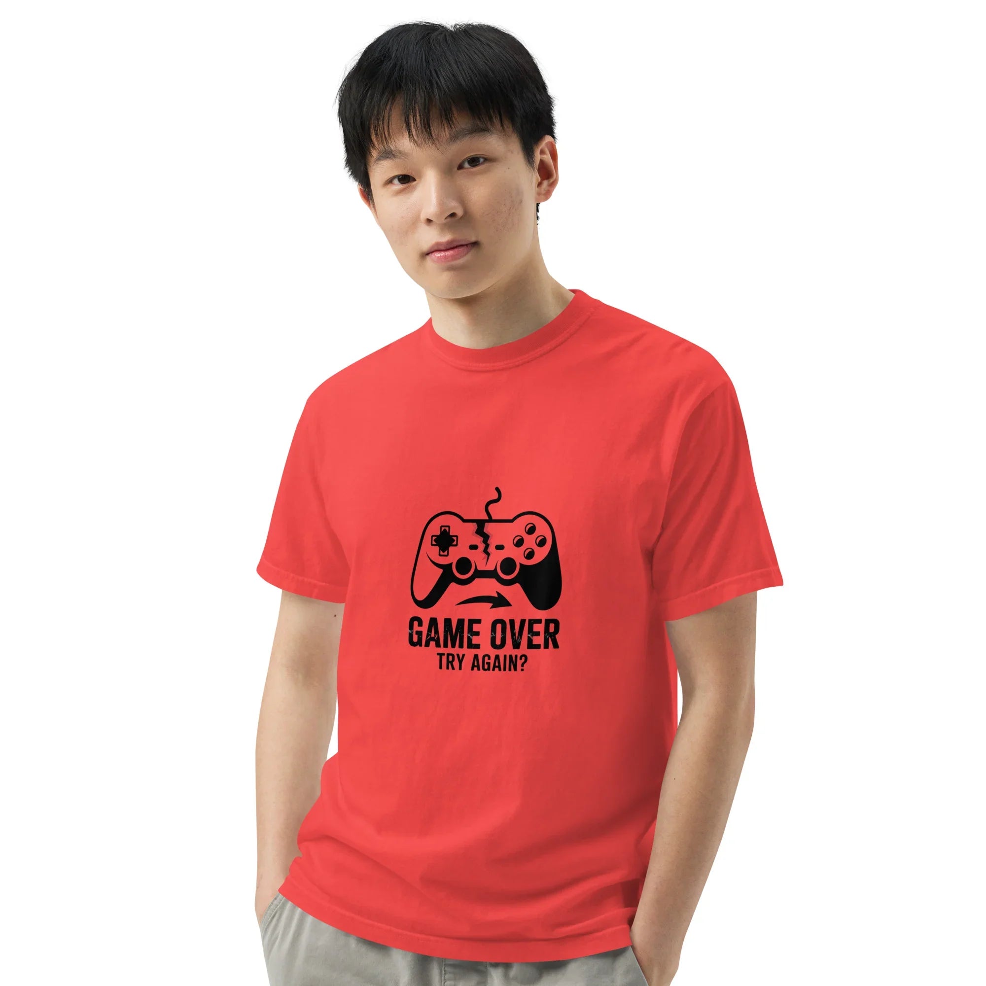 Game Over Try Again Shirt – Funny Gamer Retry Tee - RaZits