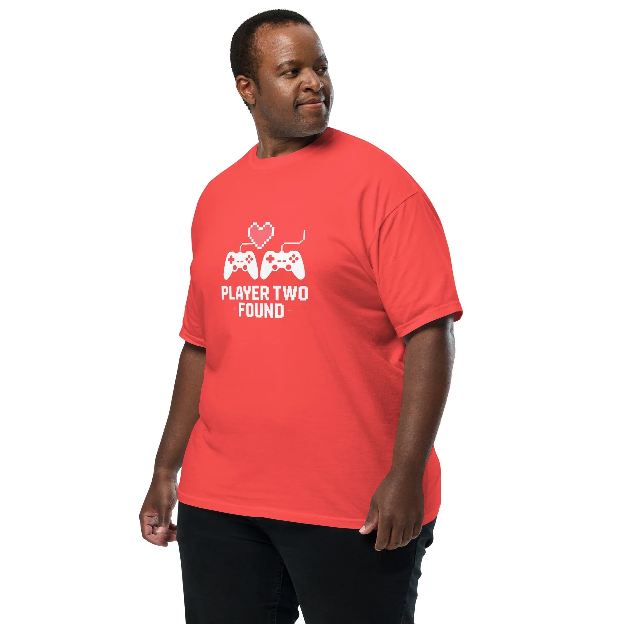 Player Two Found Men's Shirt – Gamer Love Pixel Tee - RaZits