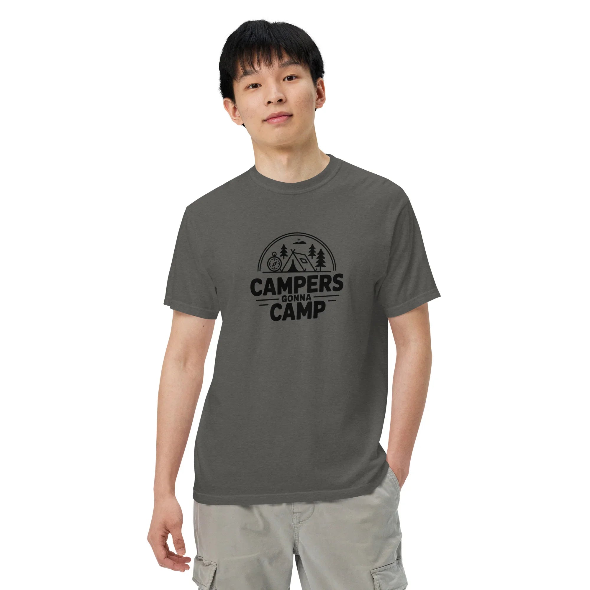 Campers Gonna Camp Tee – Bold Outdoors Graphic Shirt - RaZits