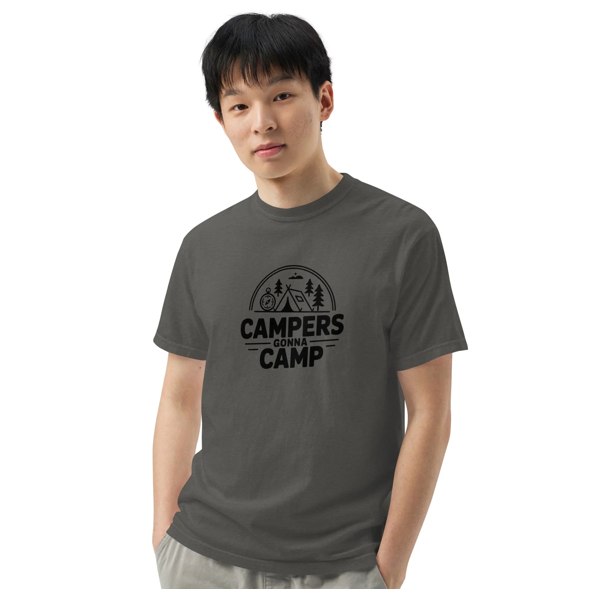 Campers Gonna Camp Tee – Bold Outdoors Graphic Shirt - RaZits
