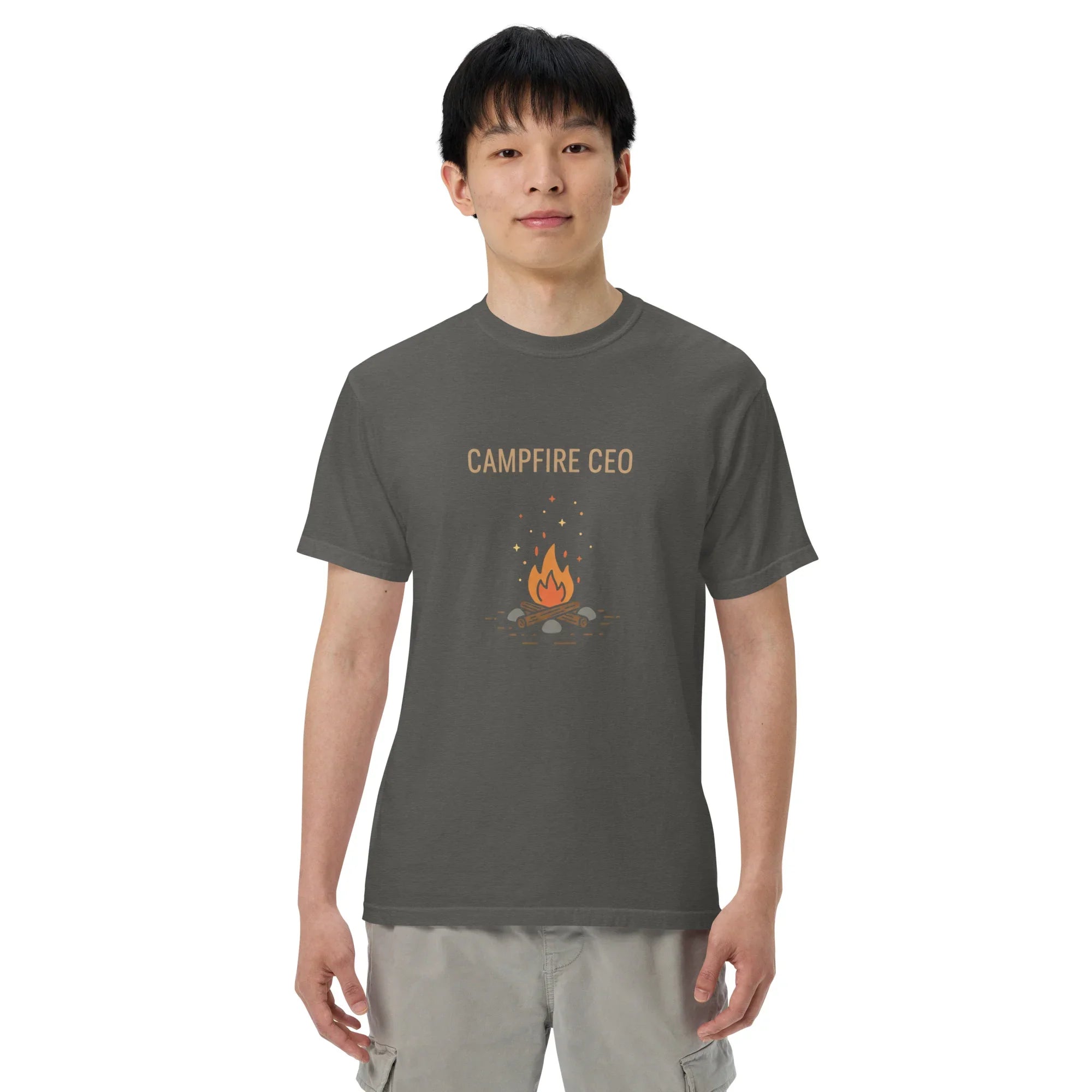 Campfire CEO Tee – Funny Fire Pit Graphic Shirt - RaZits