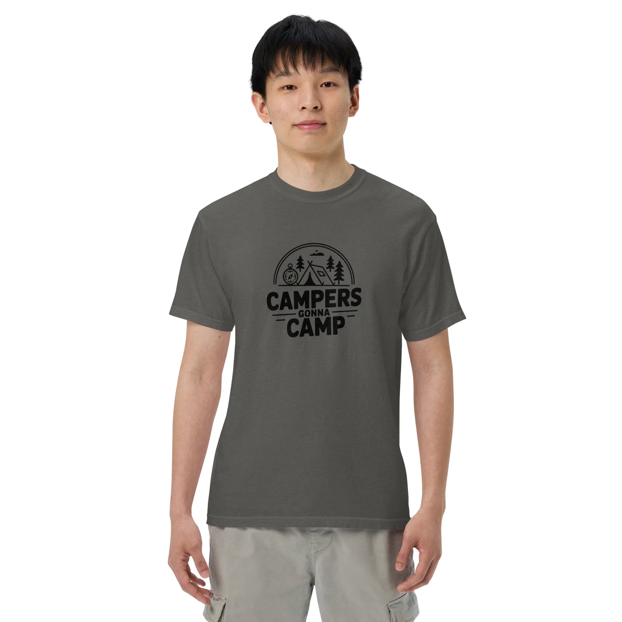Campers Gonna Camp Tee – Bold Outdoors Graphic Shirt - RaZits