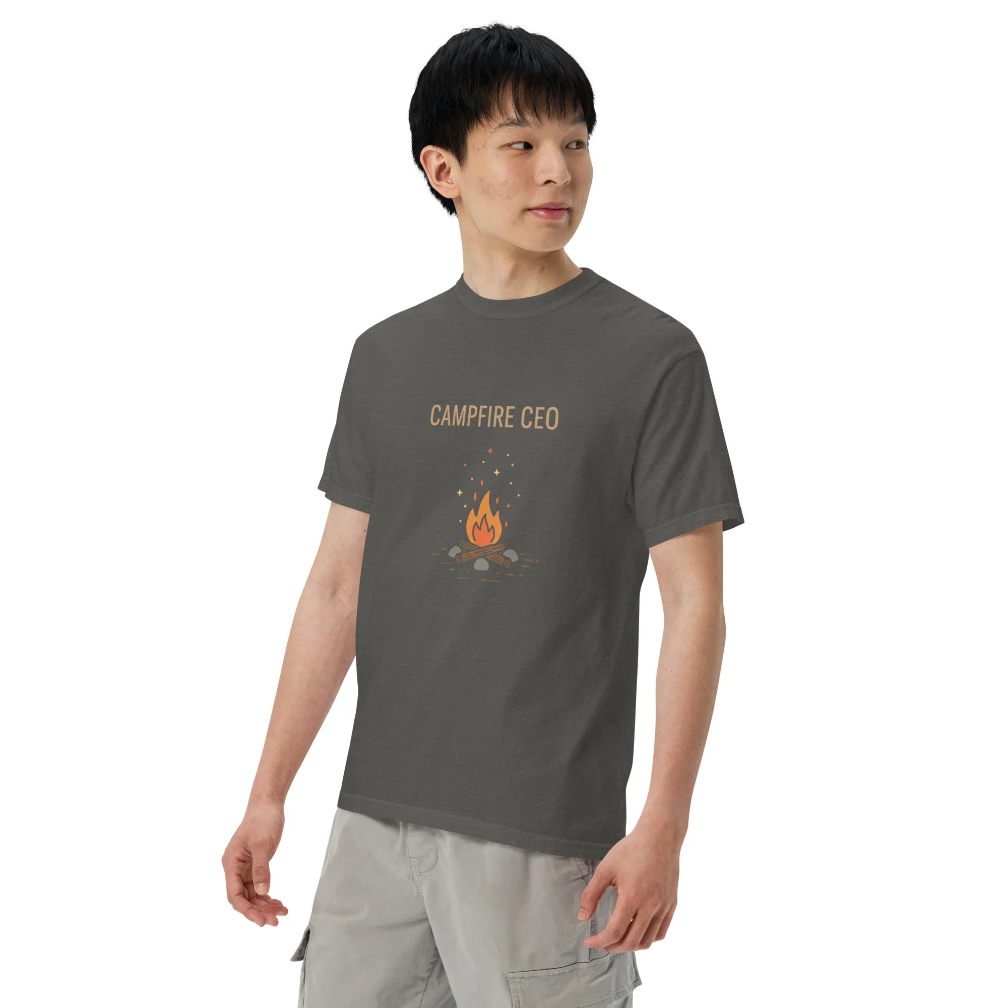 Campfire CEO Tee – Funny Fire Pit Graphic Shirt - RaZits