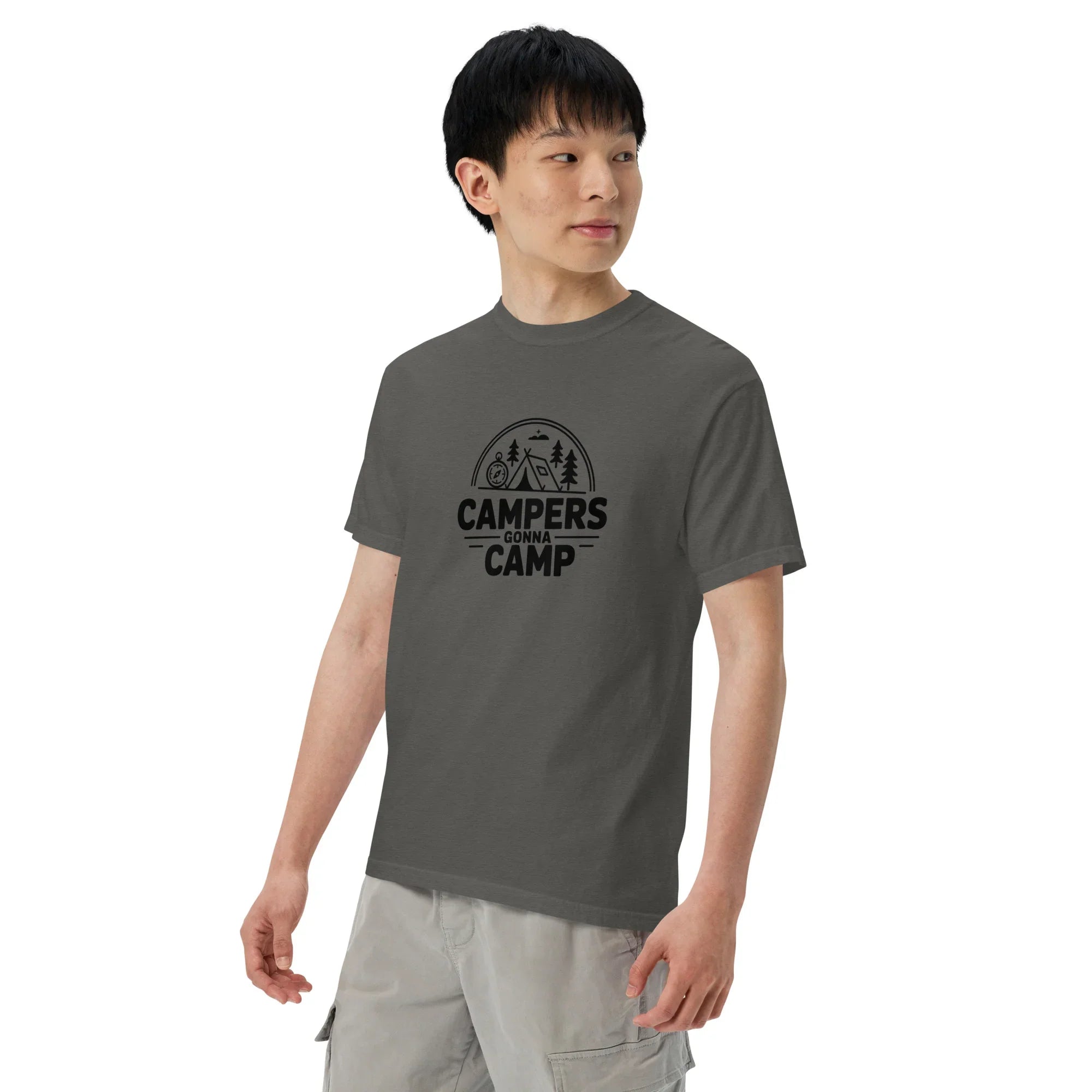 Campers Gonna Camp Tee – Bold Outdoors Graphic Shirt - RaZits