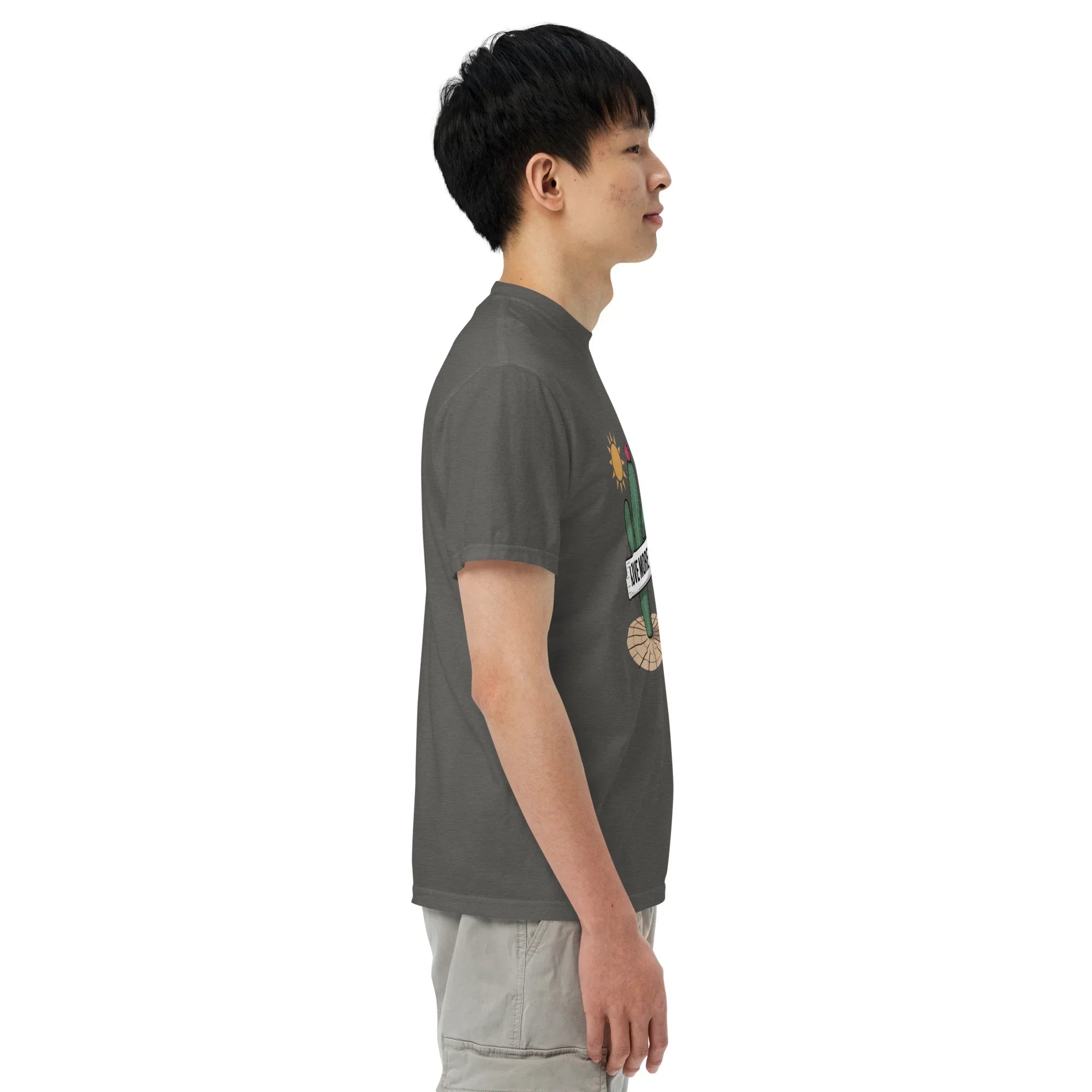 Love More Cactus Tee – Desert Signboard Illustration Tee - RaZits