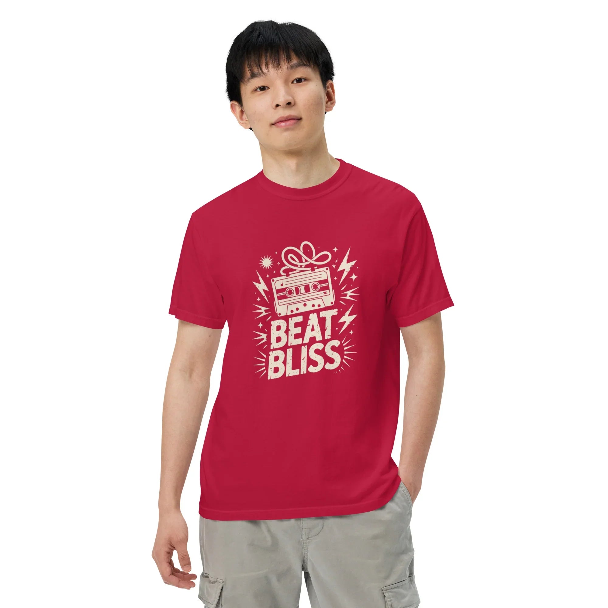 Beat Bliss Cassette Tape Heavyweight Tee - RaZits