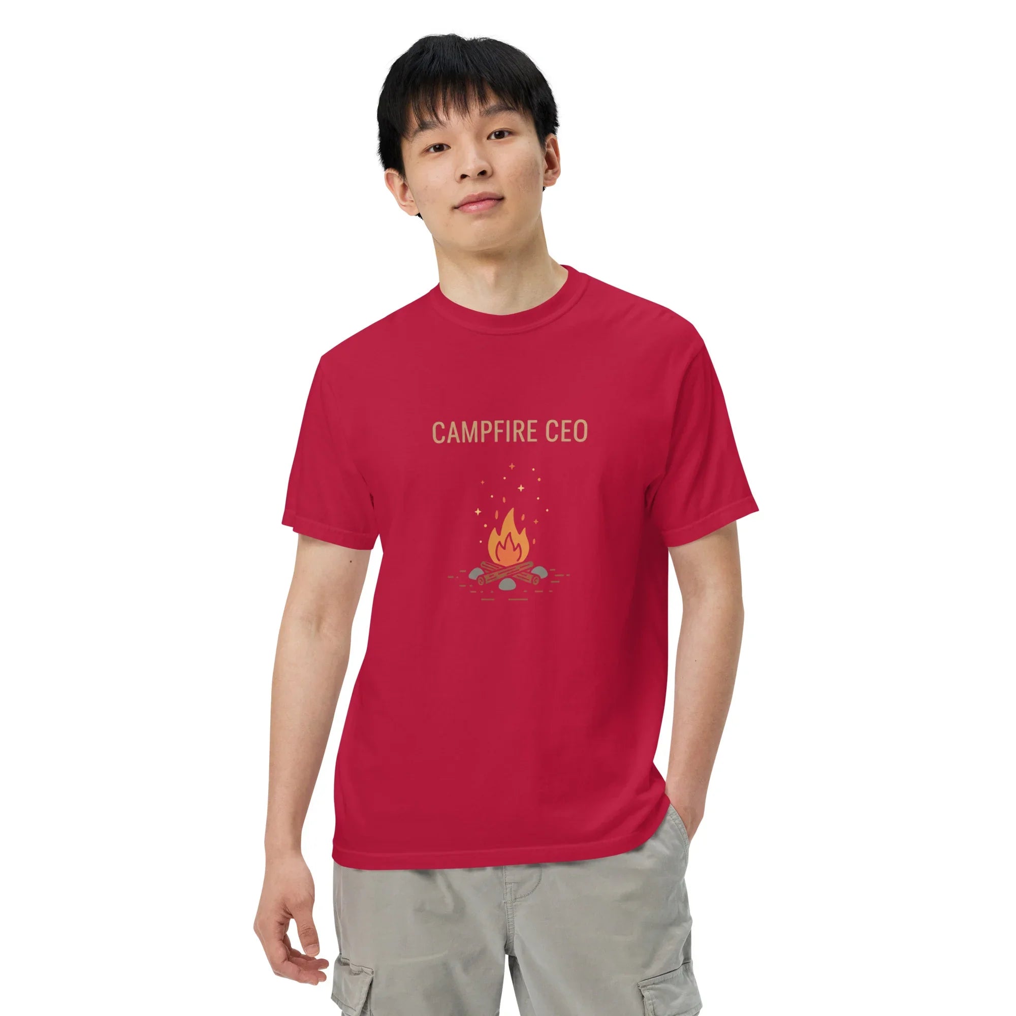 Campfire CEO Tee – Funny Fire Pit Graphic Shirt - RaZits