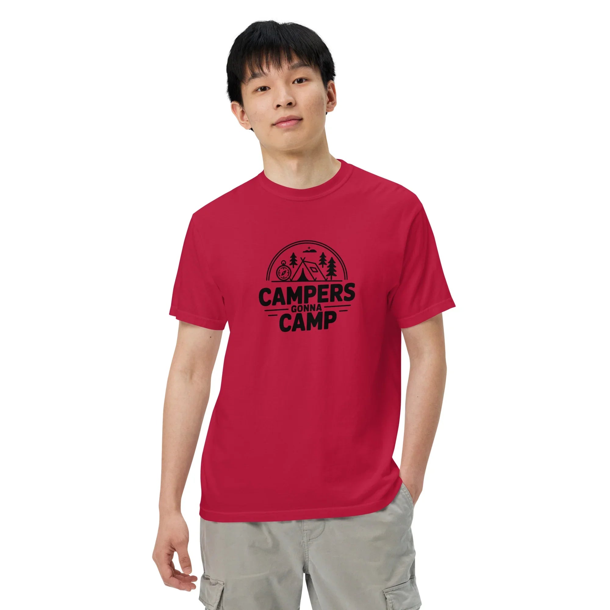 Campers Gonna Camp Tee – Bold Outdoors Graphic Shirt - RaZits