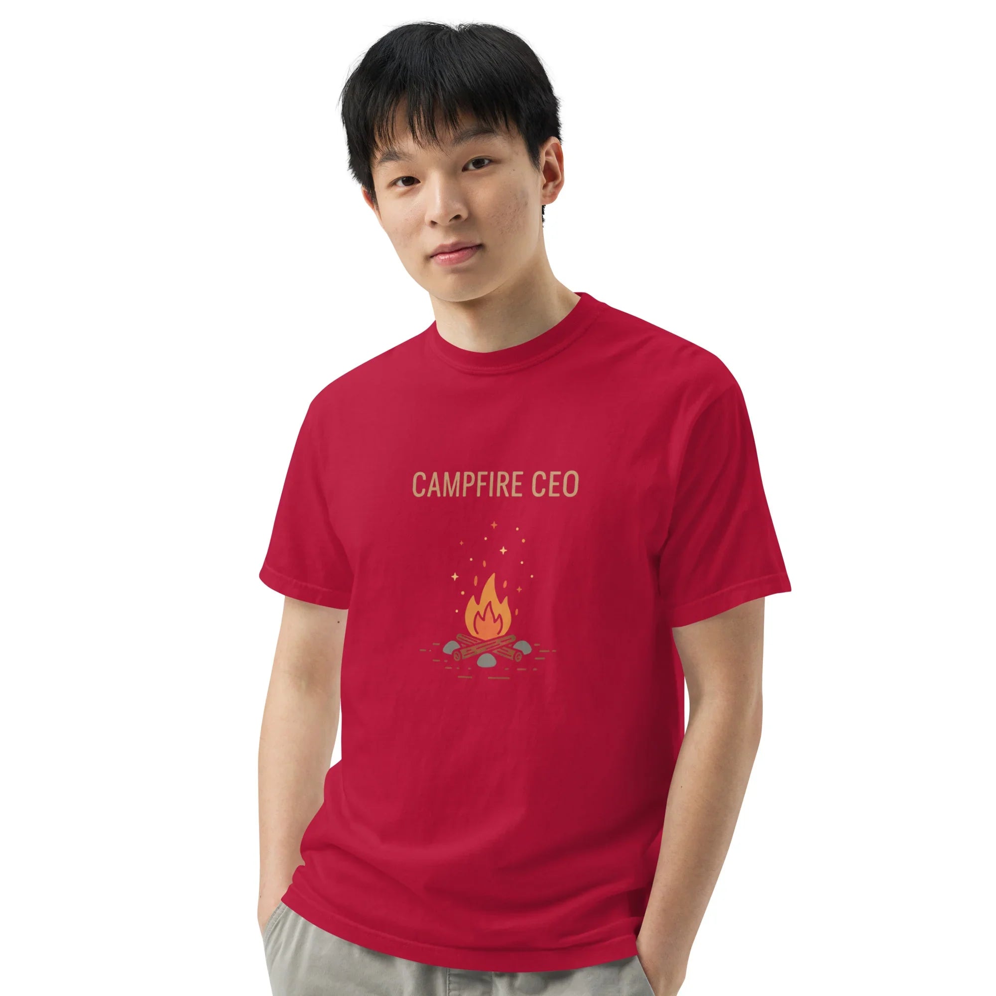Campfire CEO Tee – Funny Fire Pit Graphic Shirt - RaZits