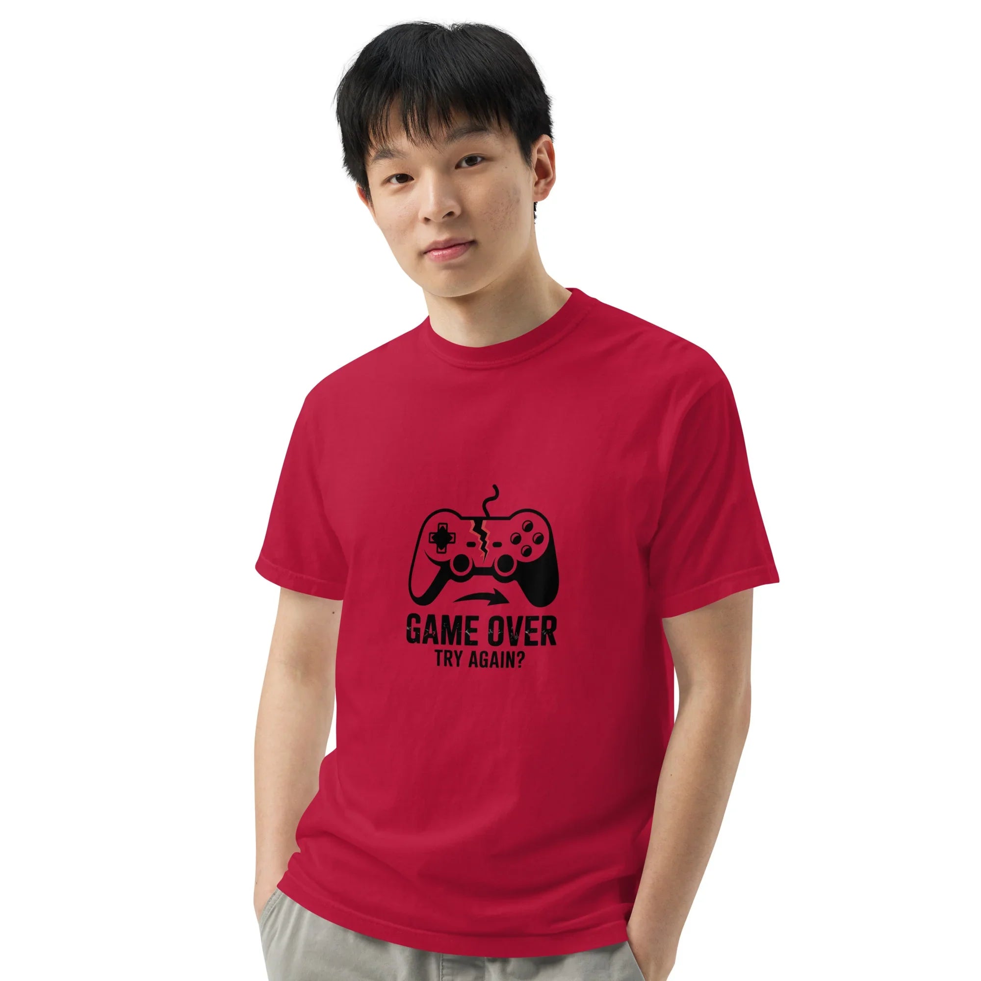 Game Over Try Again Shirt – Funny Gamer Retry Tee - RaZits