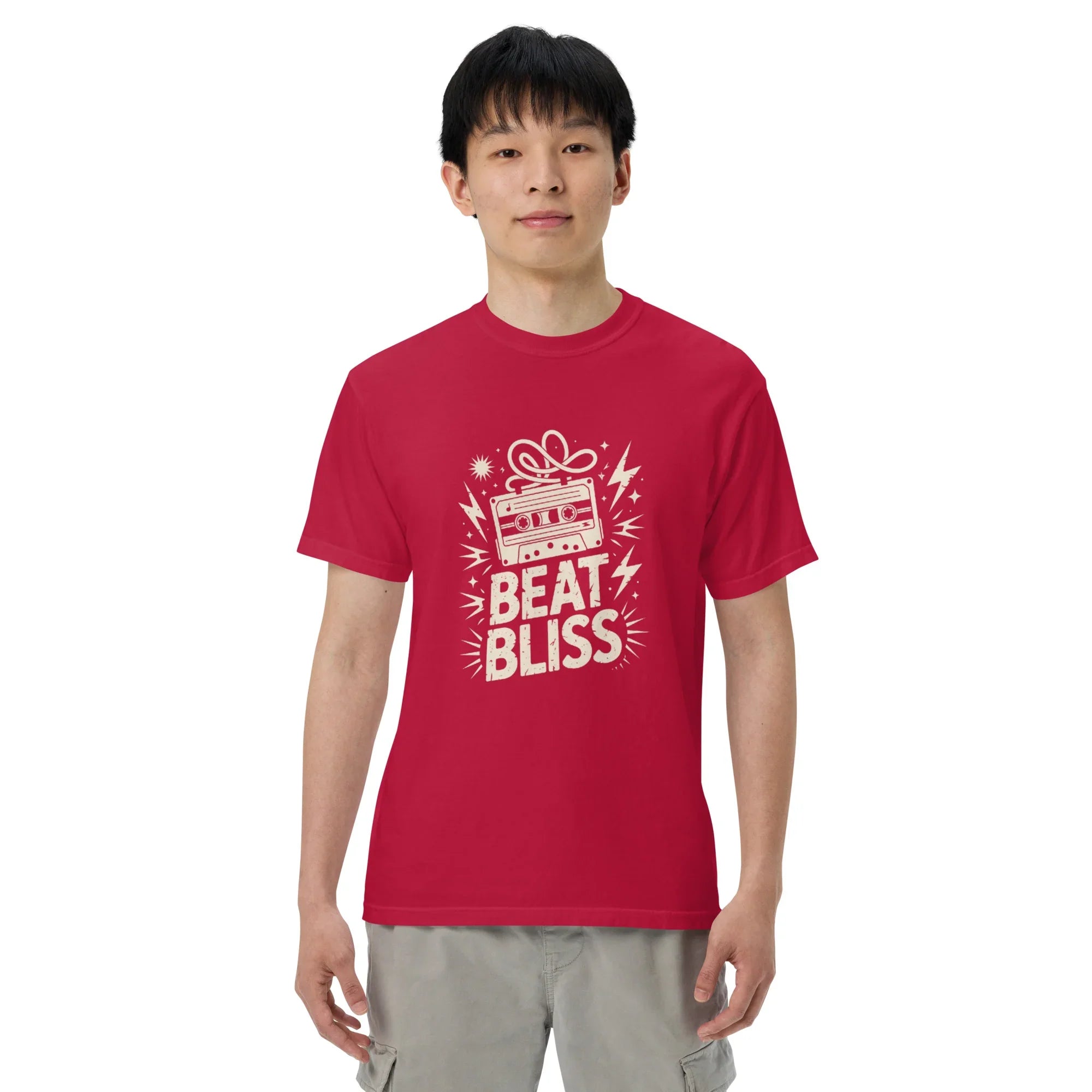 Beat Bliss Cassette Tape Heavyweight Tee - RaZits