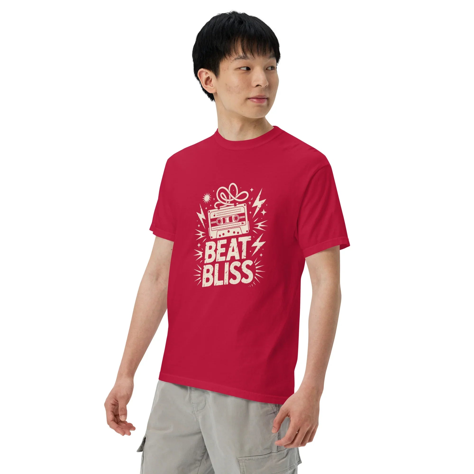 Beat Bliss Cassette Tape Heavyweight Tee - RaZits