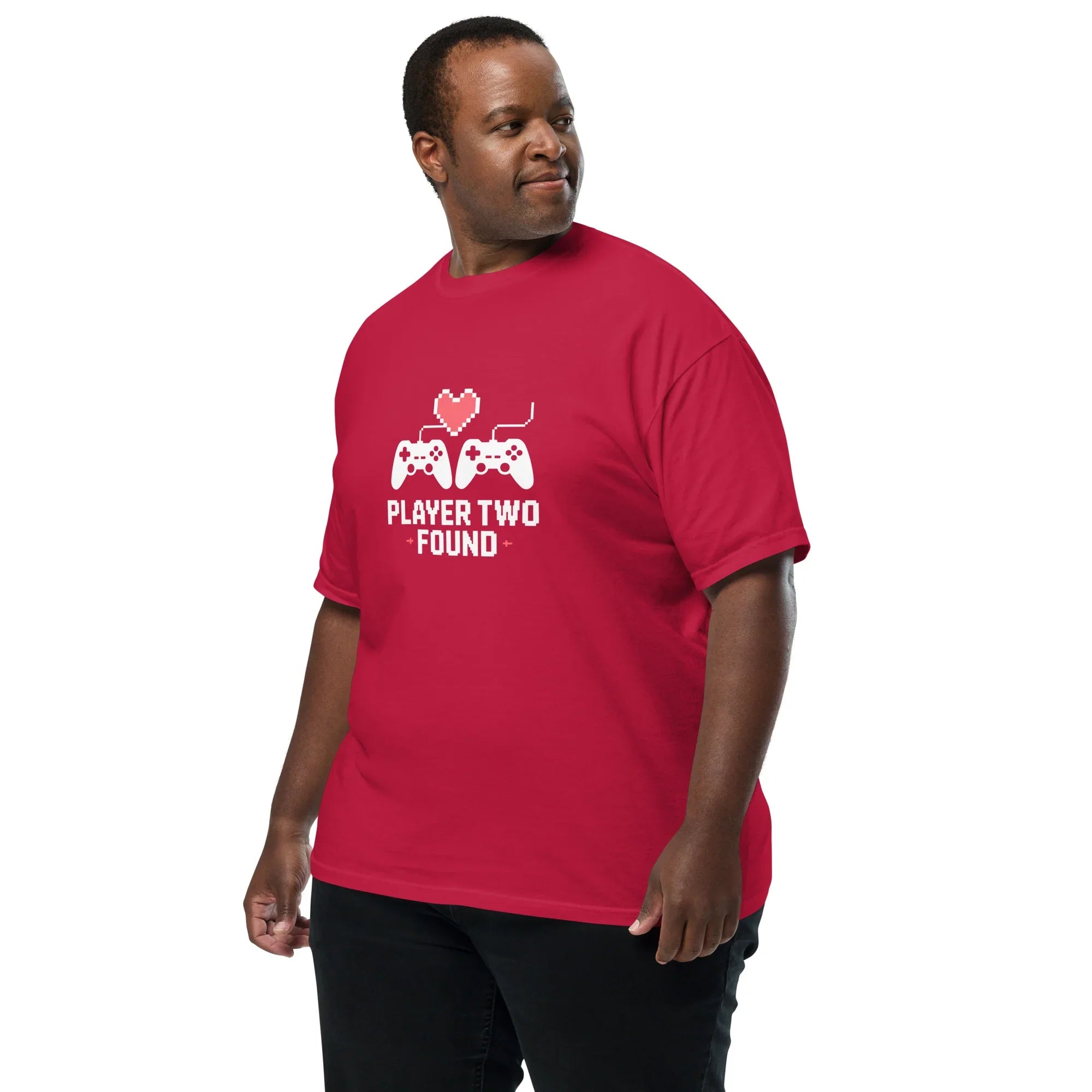 Player Two Found Men's Shirt – Gamer Love Pixel Tee - RaZits