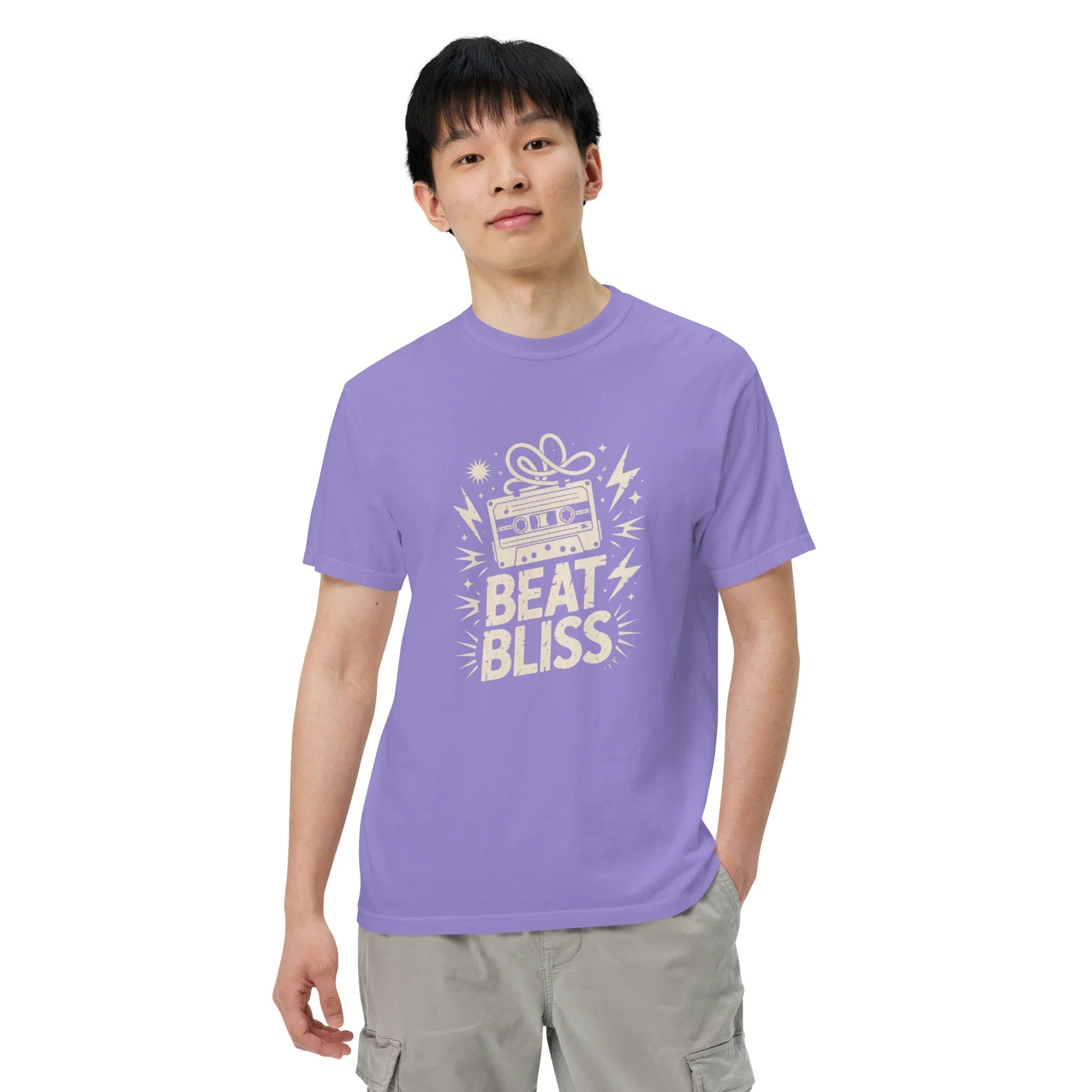Beat Bliss Cassette Tape Heavyweight Tee - RaZits
