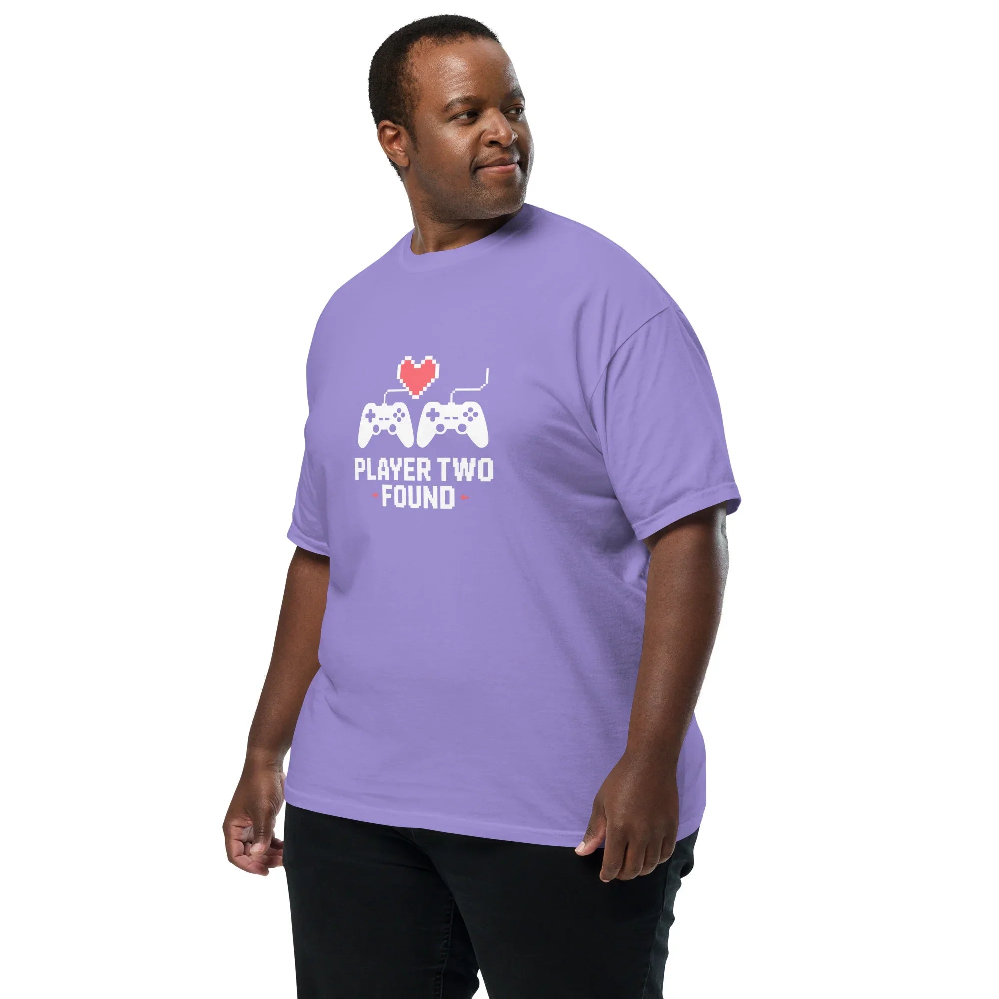 Player Two Found Men's Shirt – Gamer Love Pixel Tee - RaZits
