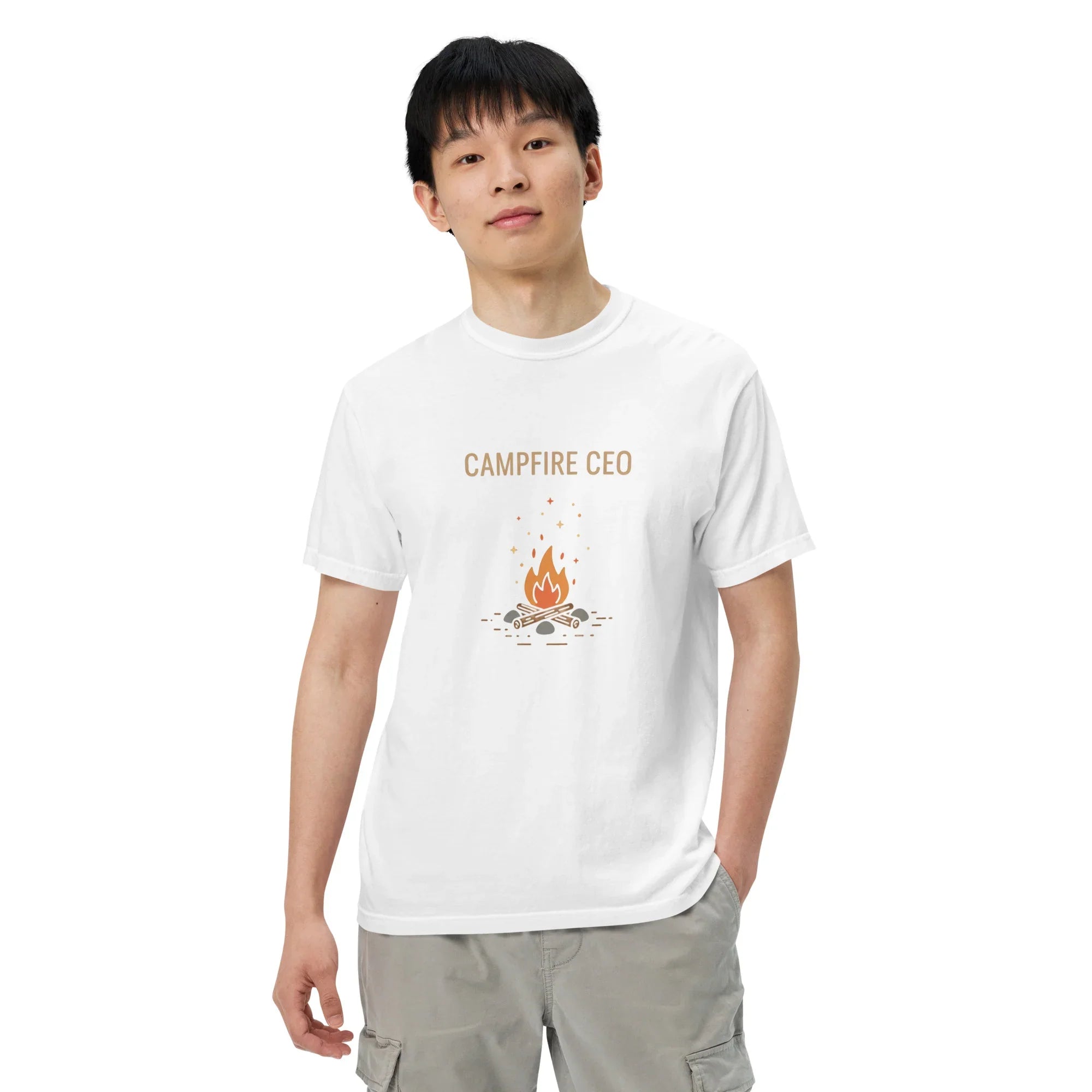 Campfire CEO Tee – Funny Fire Pit Graphic Shirt - RaZits