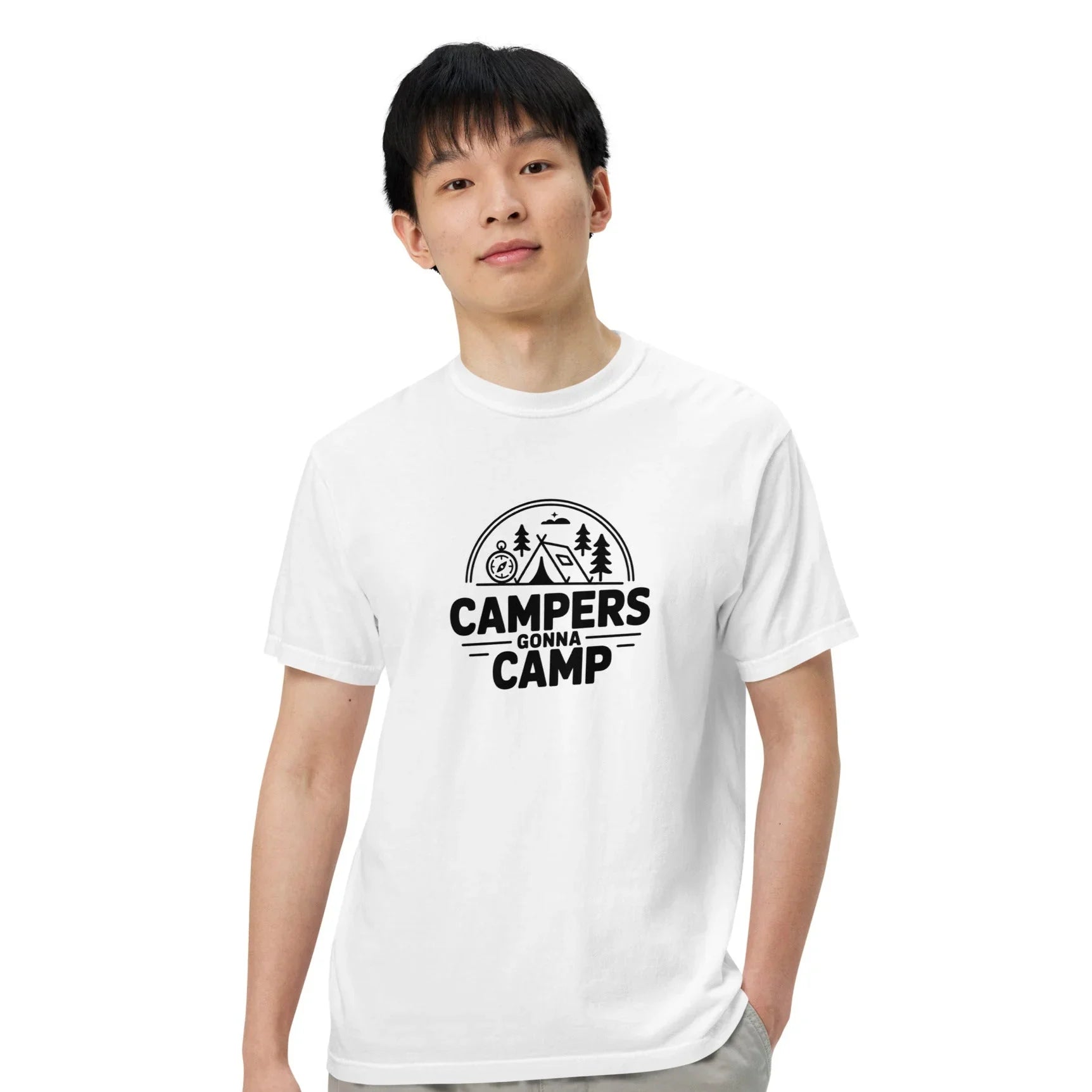 Campers Gonna Camp Tee – Bold Outdoors Graphic Shirt - RaZits